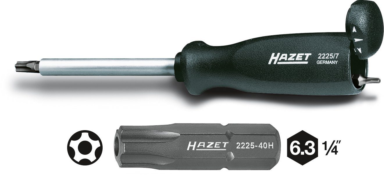 HAZET Bit-Set Hazet 5-Stern-Schraubendr.-Einsatz 2225-15H (Bit)