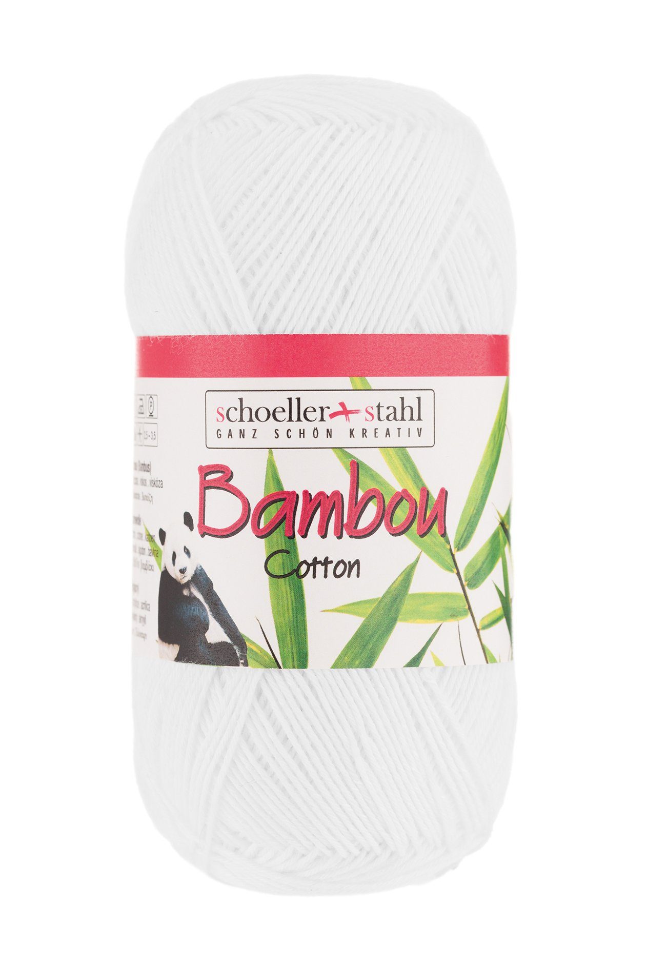 Schoeller + Stahl Garn Bambou Cotton Häkelwolle, 400,00 m, 14 klassische und leuchtende Farben