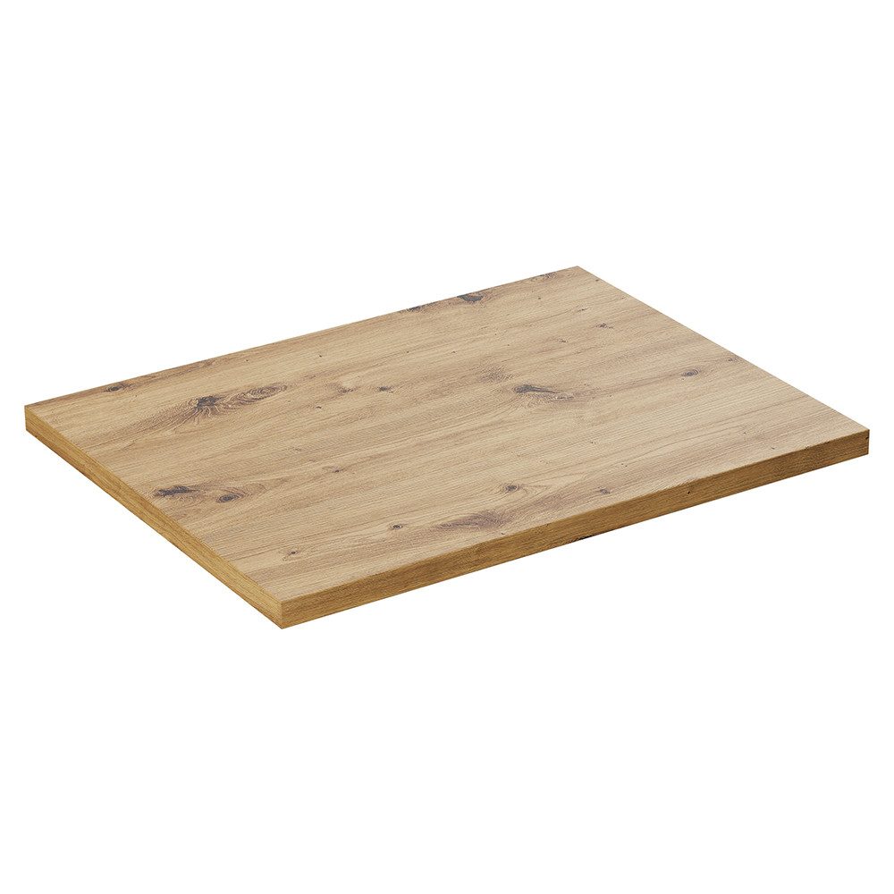 Lomadox Waschtischplatte BIBIONE-56, 60 cm breit in Artisan Eiche