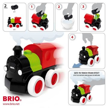 BRIO® Modelleisenbahn-Set Push & Go Zug, mit Dampf