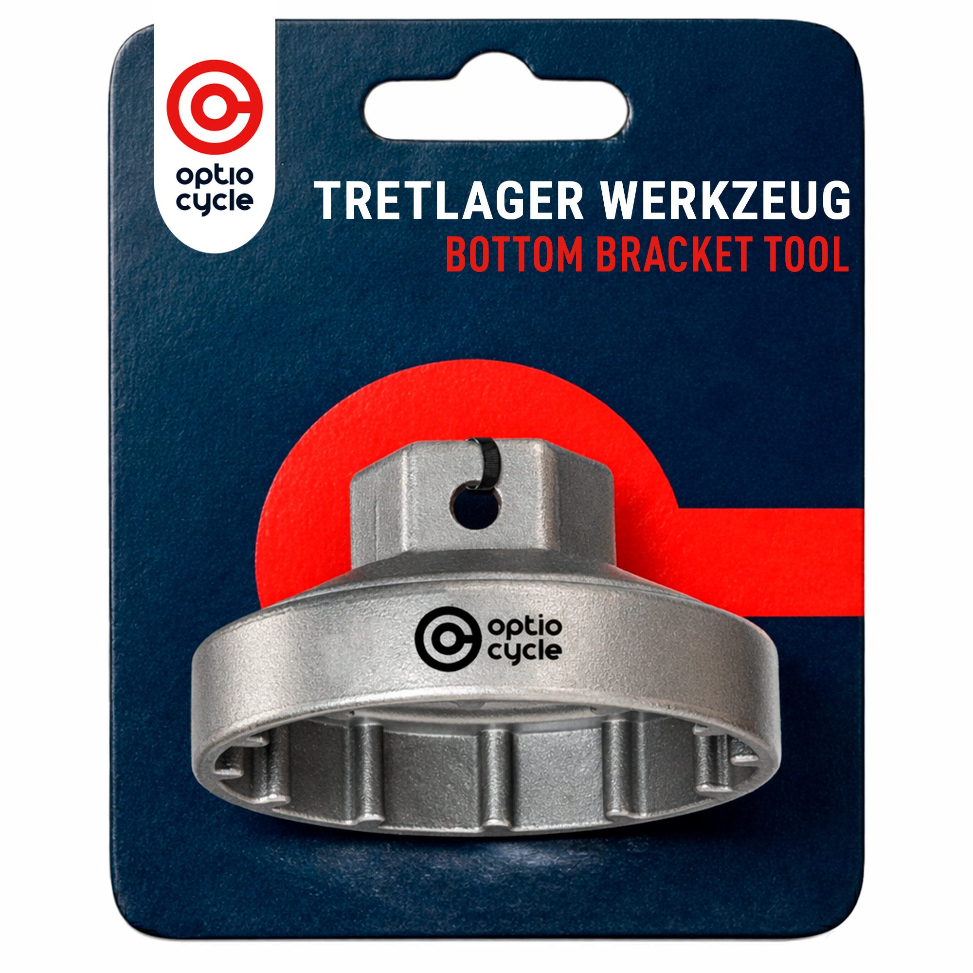Optio Cylce Tretlagerschlüssel Optio Cycle Tretlager Werkzeug 12 Notch für T47 BB30, PF30 Rotor