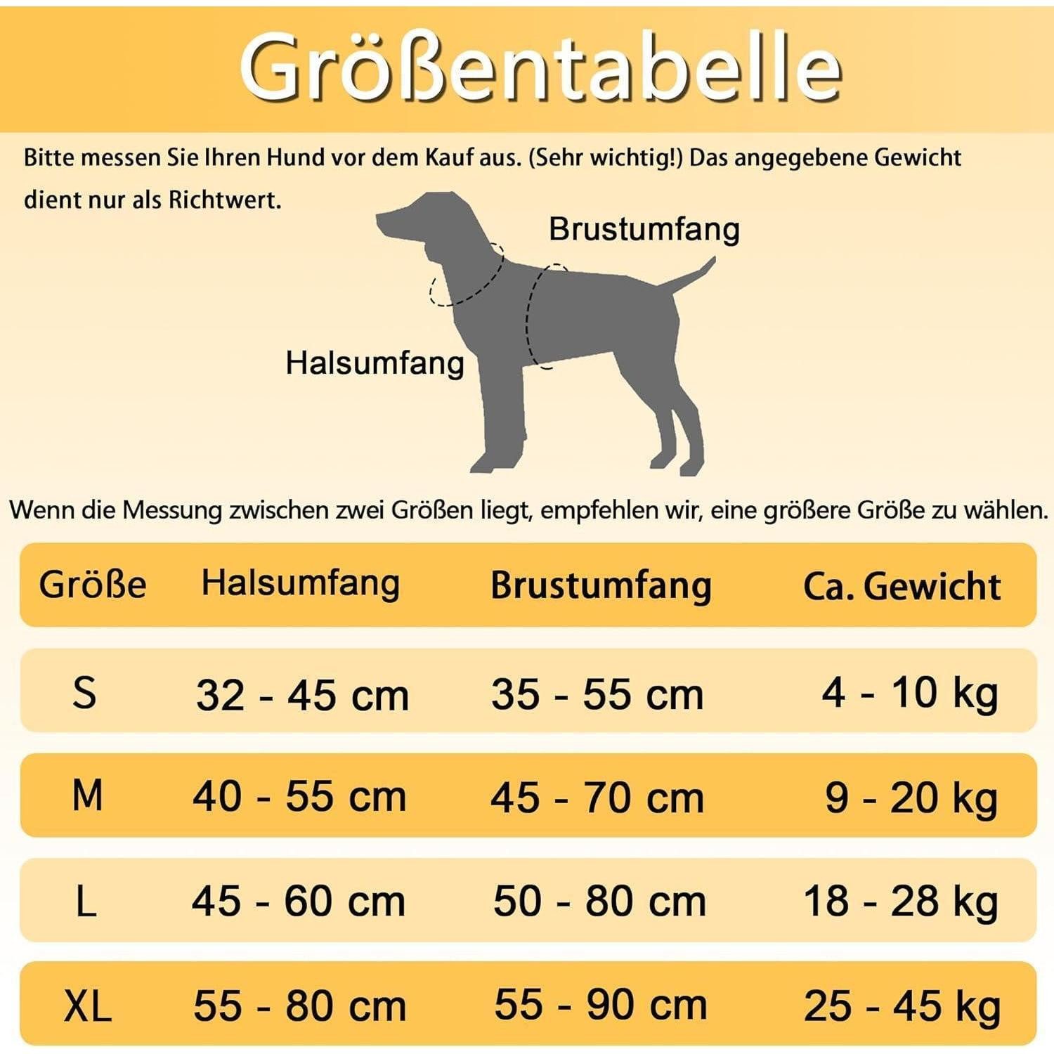 Funfox Hunde-Halsband Hundegeschirr für große Hunde No Pull Sicherheitsgesc günstig online kaufen