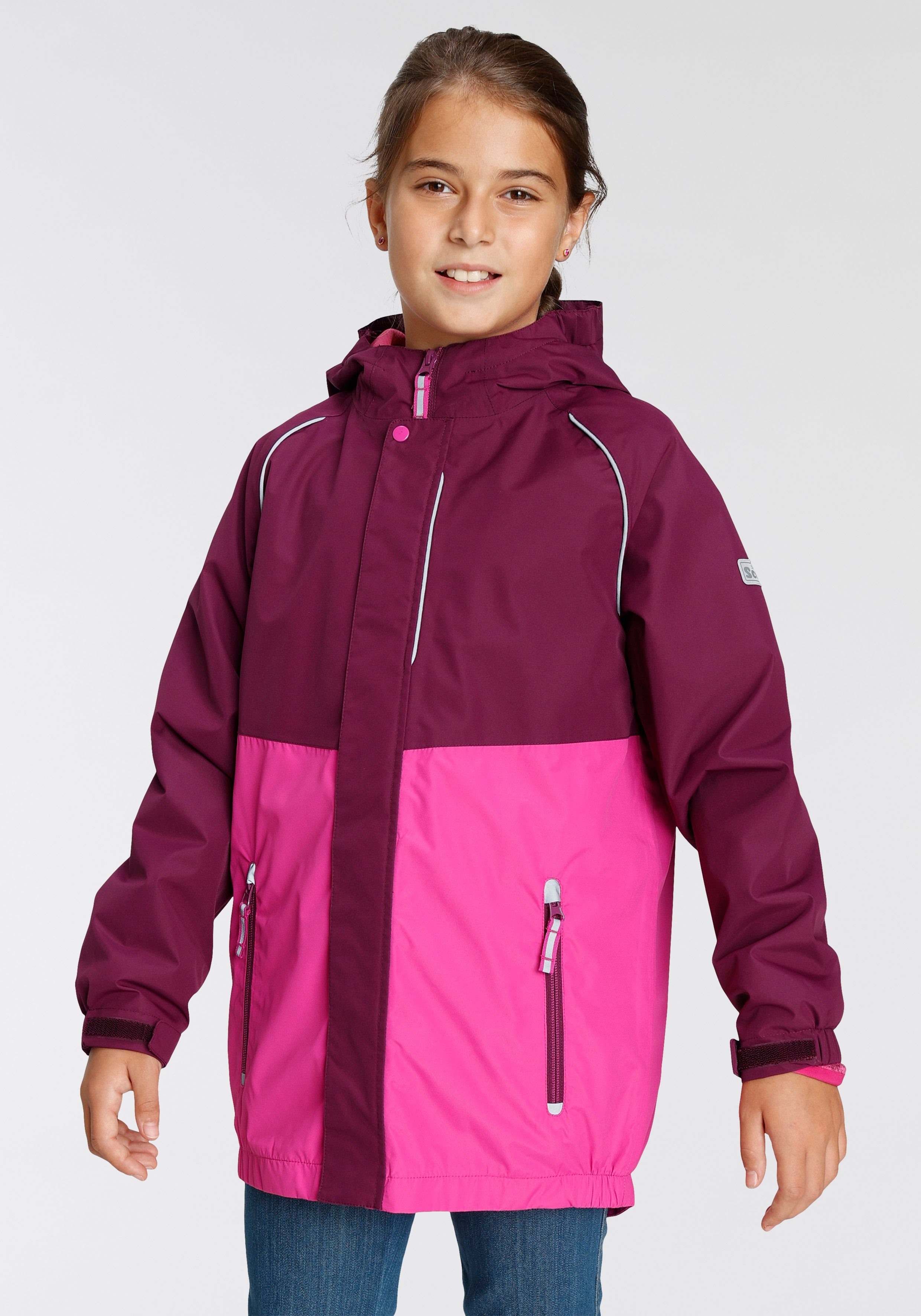 Scout 3-in-1-Funktionsjacke ALL WEATHER (2-St) Funktionsjacke mit Strickfleecejacke