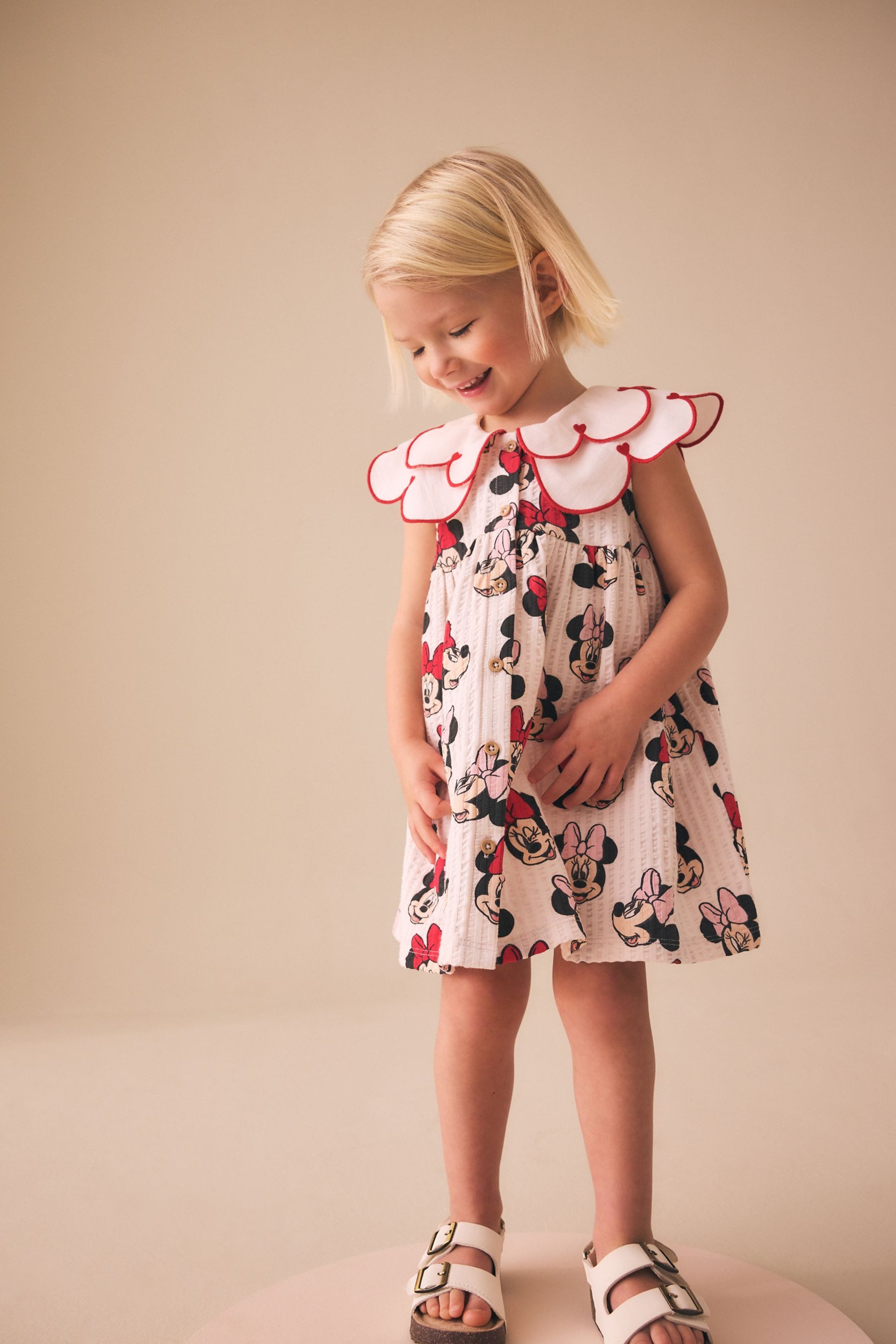 Next Jerseykleid Kleid mit Kragen, Disney (1-tlg)