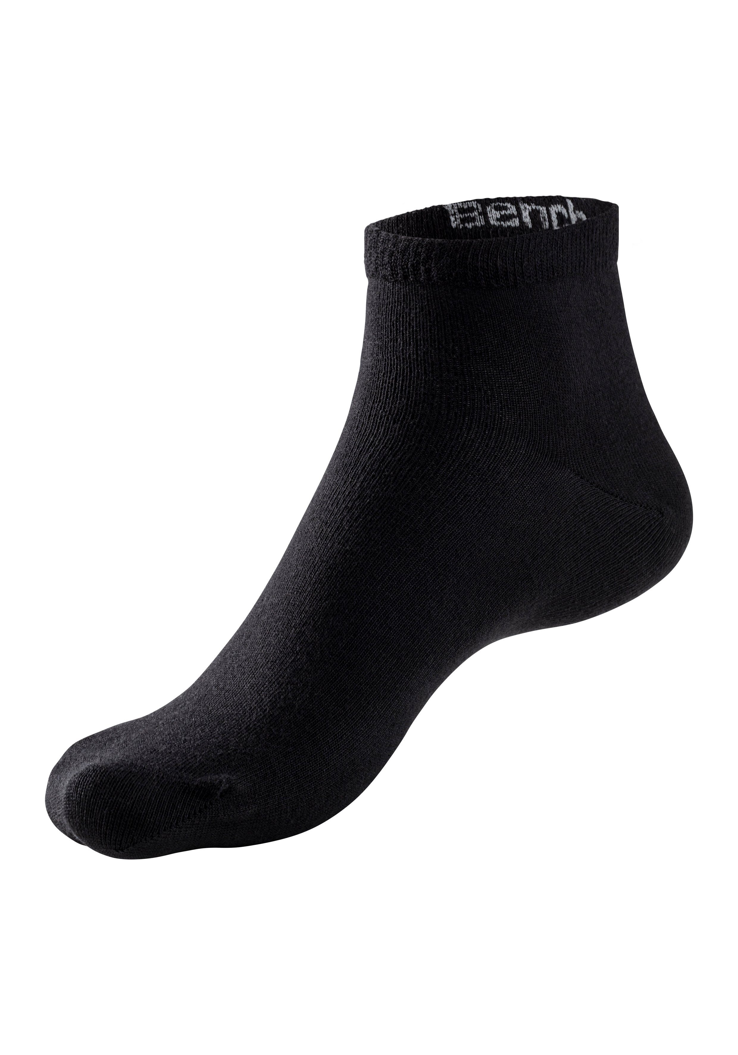 Bench. Kurzsocken Herren Sportsocken, Laufsocken Atmungsaktive Baumwolle (Packung, 6-Paar, Quarter Socks Gr. 35-38 bis 43-46) mit eingestricktem Markenlogo im B – Bild 5 von 5