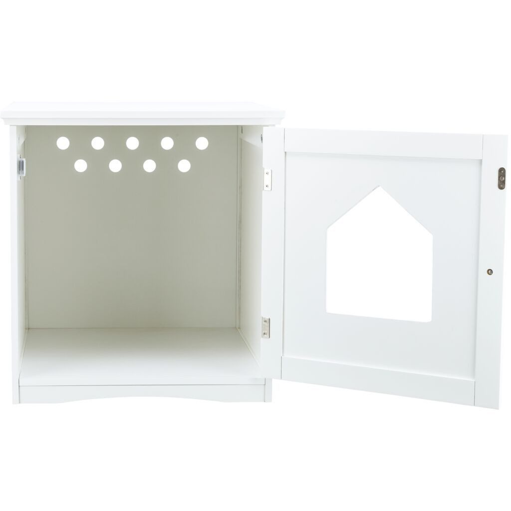 TRIXIE Katzentoilette Katzenhaus - weiß - 49 × 51 × 51 cm