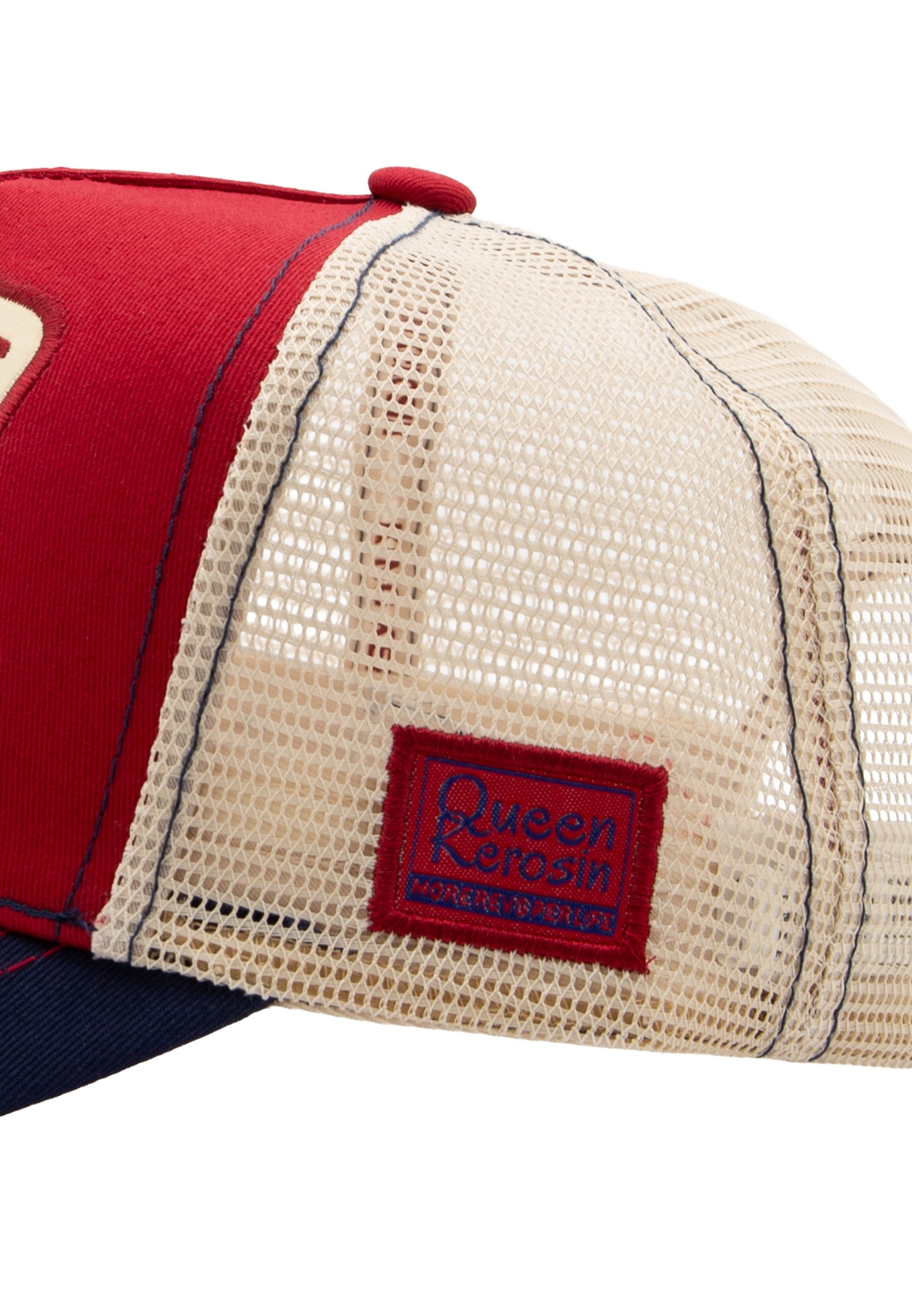 QueenKerosin Trucker Cap Keep Fucking Shining (1-St) mit 3D-Stickerei