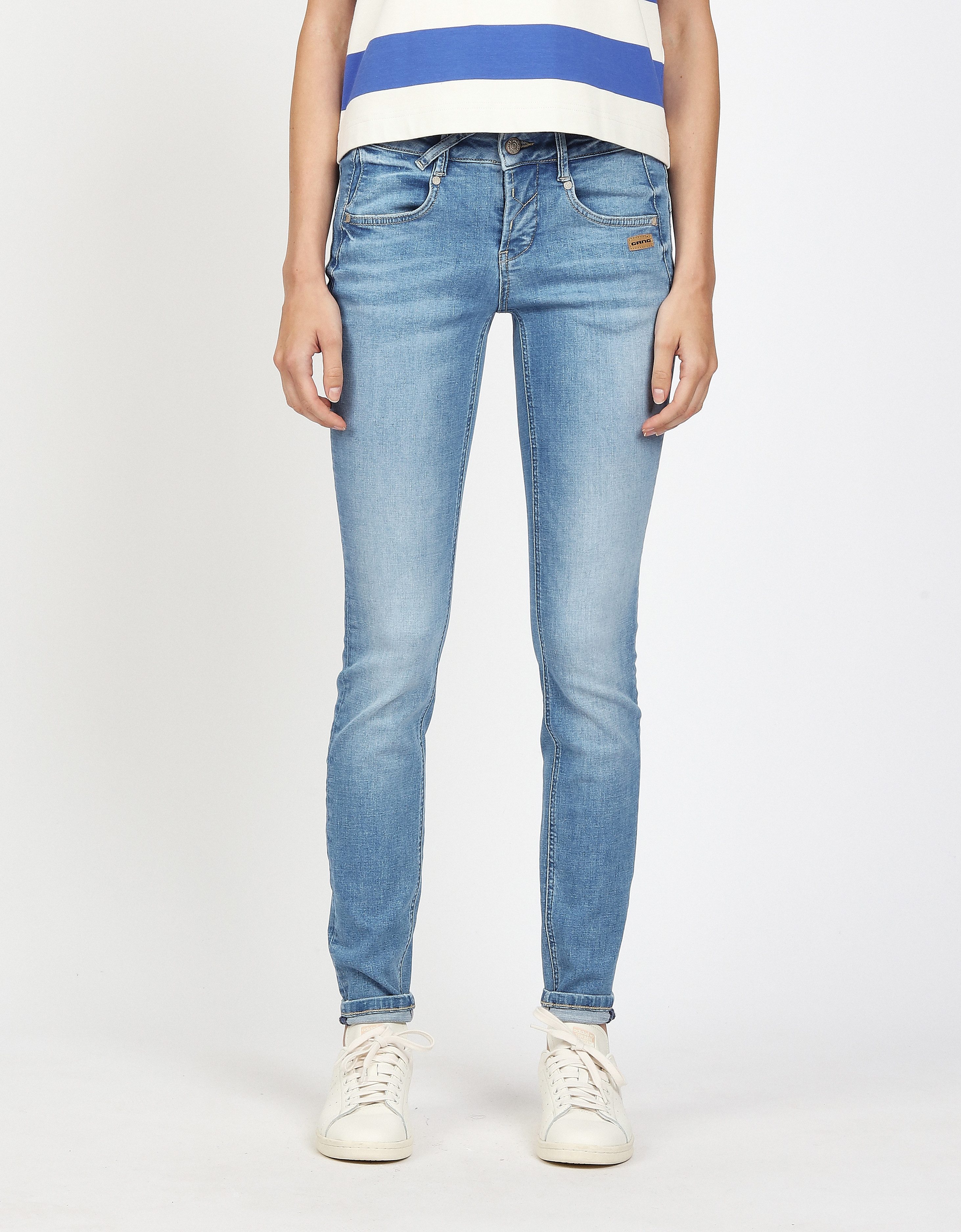 GANG Skinny-fit-Jeans 94NELE aus softem Denim