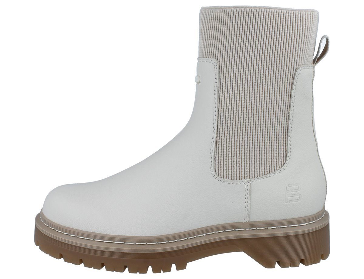 bugatti BAGATT Damen Stiefelette beige Lederimitat - Größe: 39 Stiefel