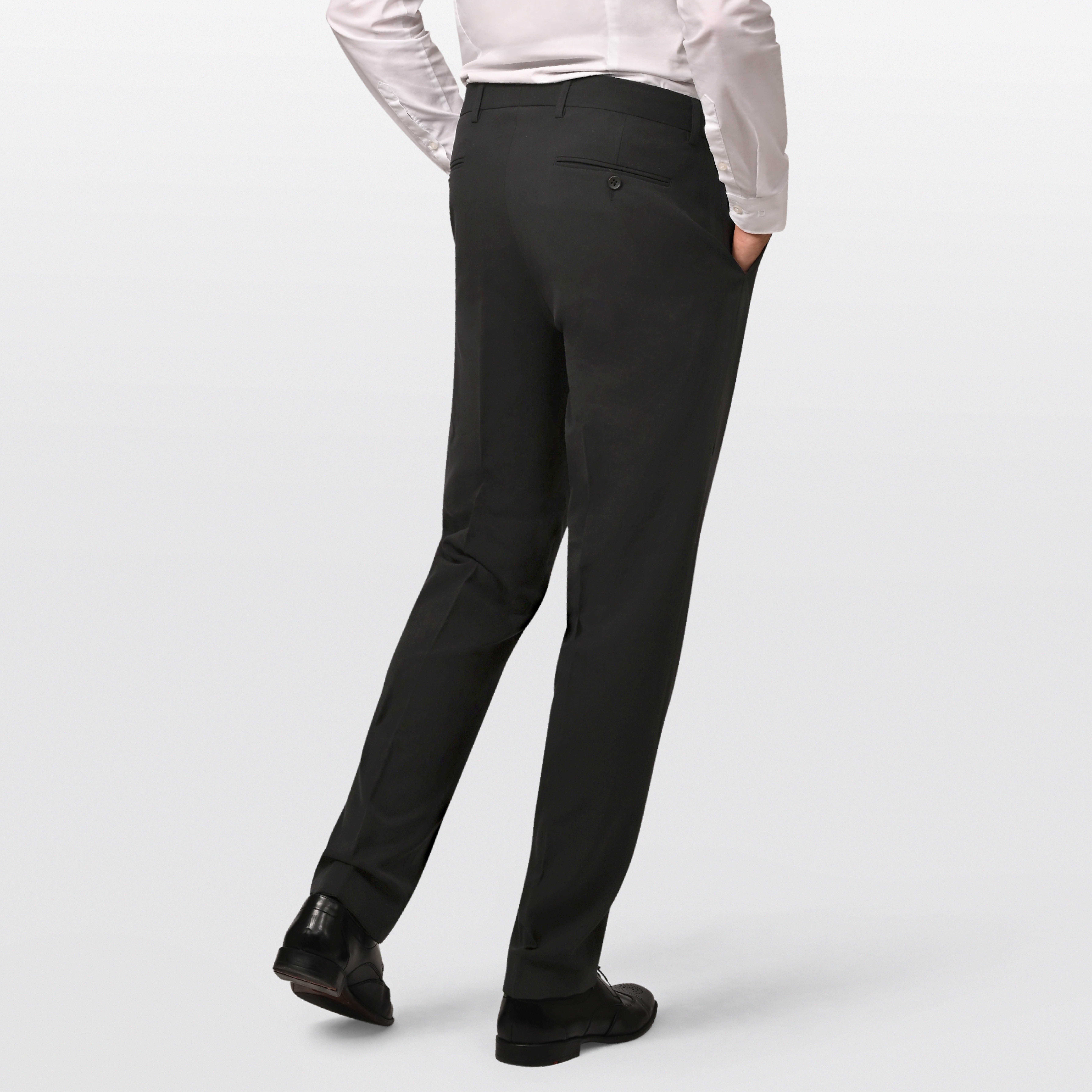 Hirschthal Anzughose Herren Business Anzughose Slim-Fit und Regular-Fit Hose in Kurz-, Lang- und Normalgrößen – Bild 3 von 5