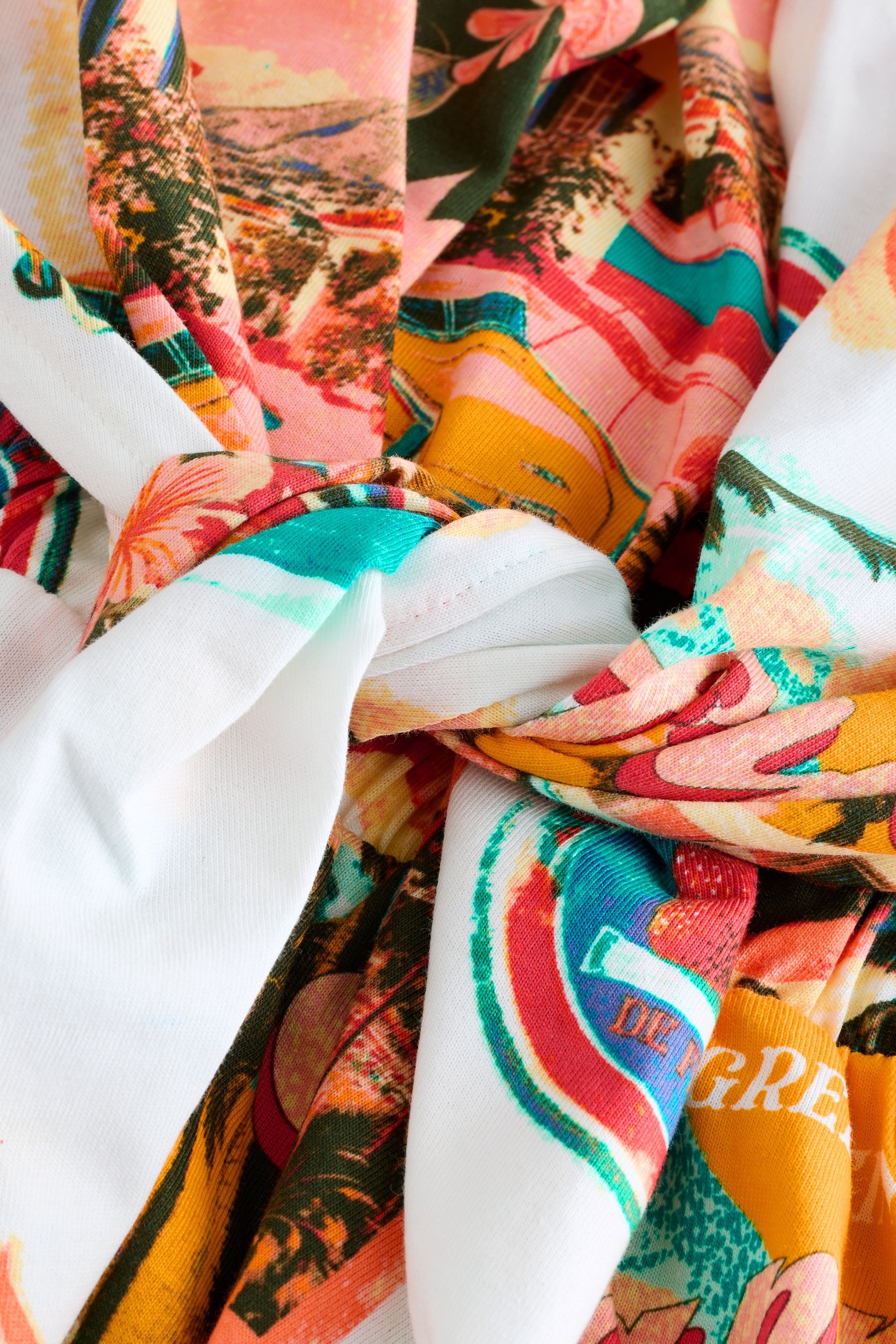 Next Jerseykleid Jersey-Minikleid mit Bandeau und Bindedetail (1-tlg)