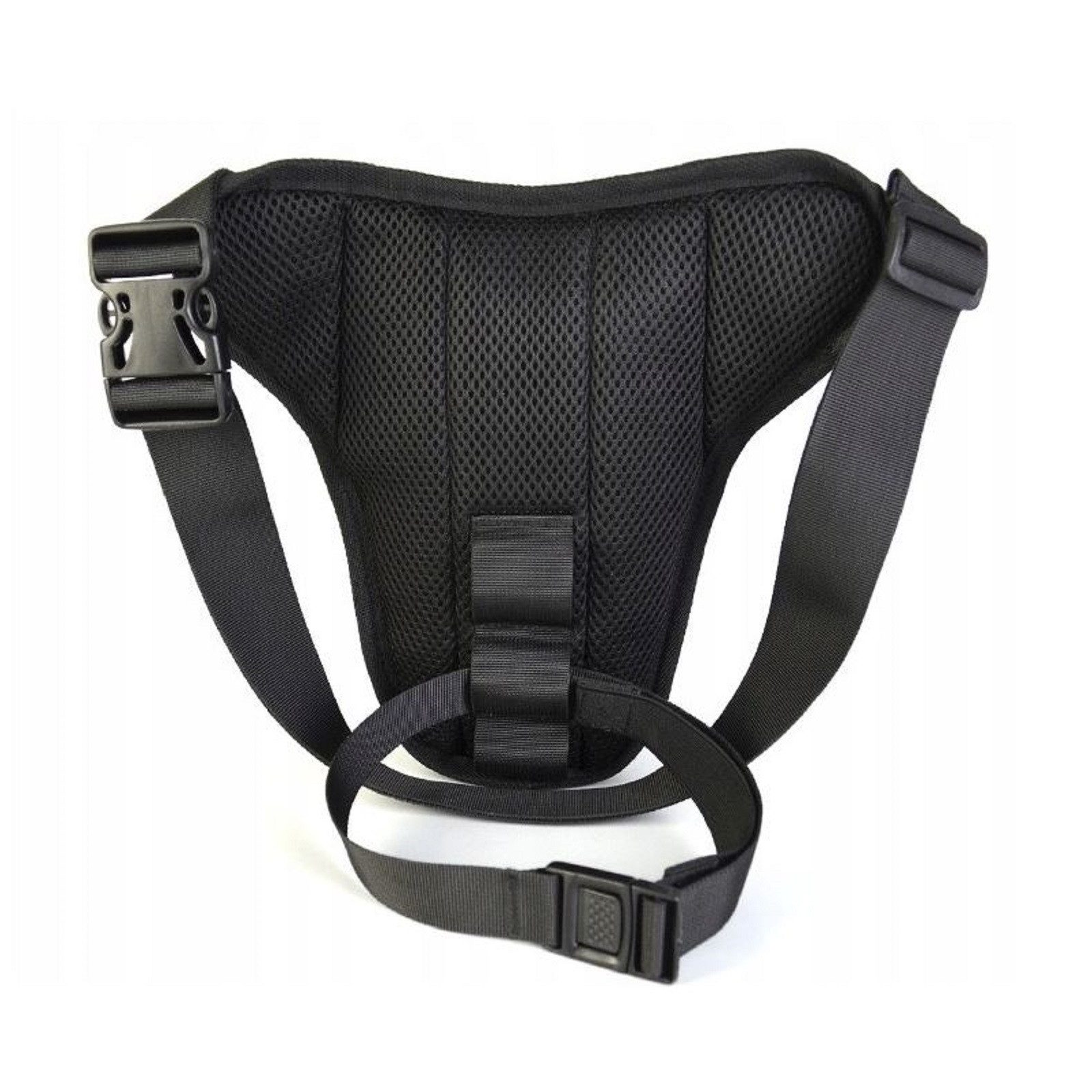 QLS Beintasche Motorrad Sport Oberschenkeltasche Schwarz, für Radeln Wandern Klettern 29x29x15 cm – Bild 4 von 4