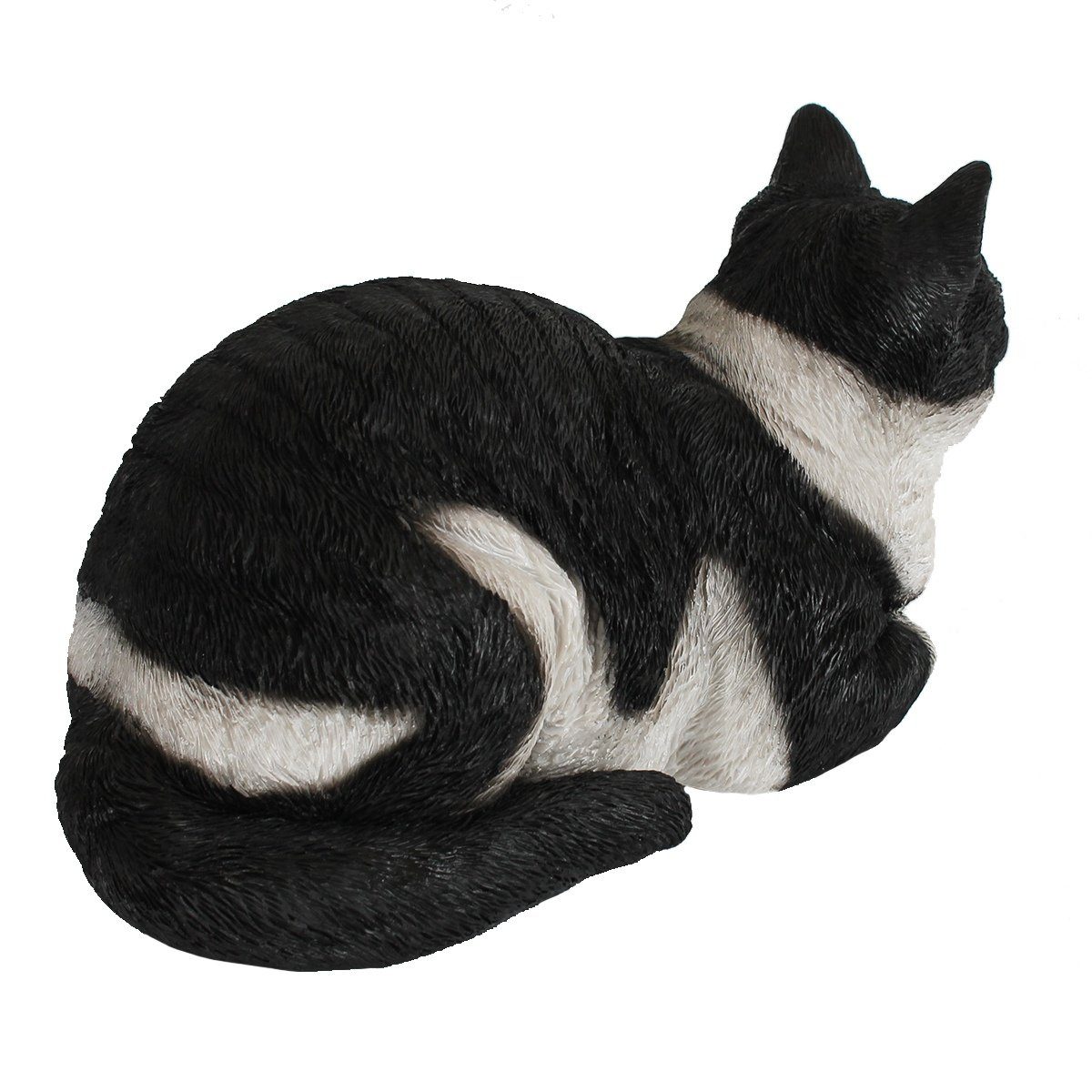 MOJO Dekofigur Katze – Handbemalt, Realistisch, Schwarz-weiß, Zum Sammeln & Für Dioramen