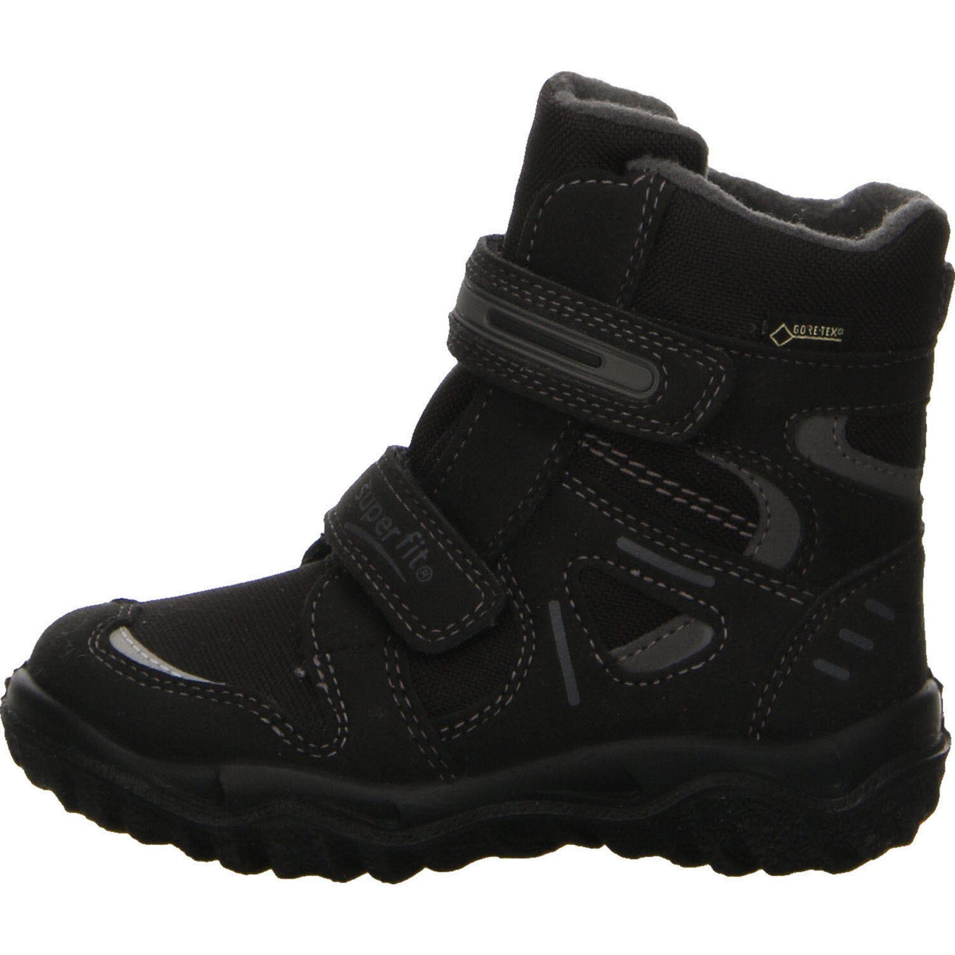 grau Schuhe Stiefel 2 schwarz Superfit Boots Gore-Tex Stiefel Husky Synthetikkombination Jungen