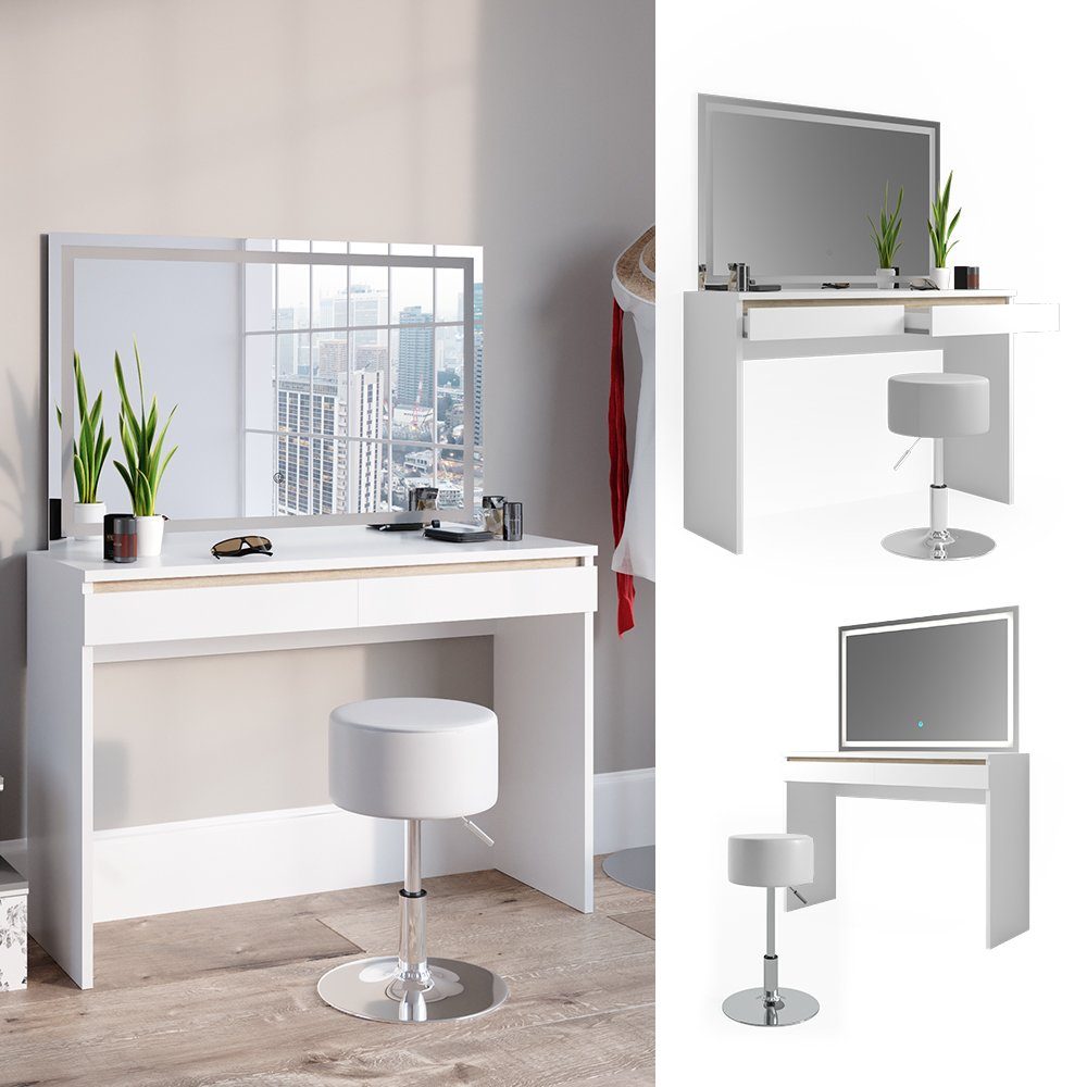 Vicco Schminktisch Emma, Weiß, 120 cm günstig online kaufen
