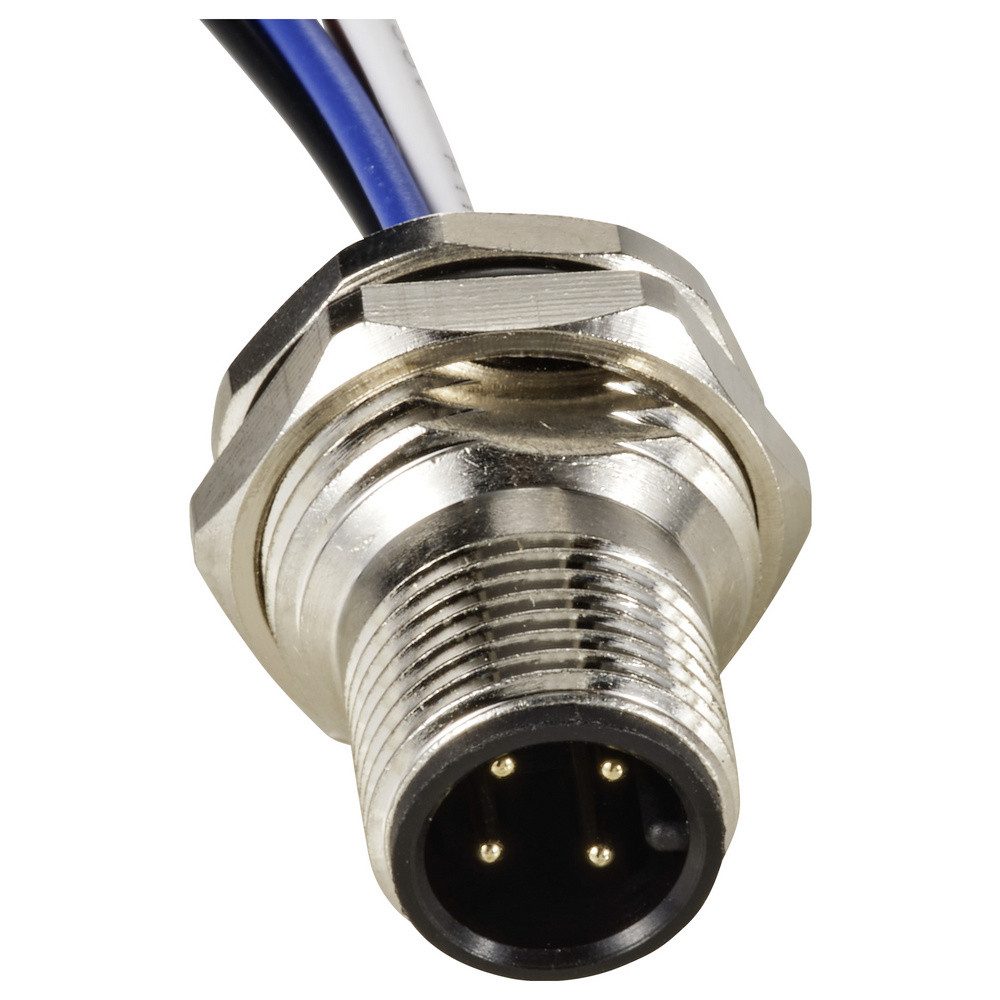 Thumbnail - TRU COMPONENTS Steckdose TRU COMPONENTS TC-12833072 Sensor/Aktor Einbaustecker M12 Stecker, Ein, TC-12833072