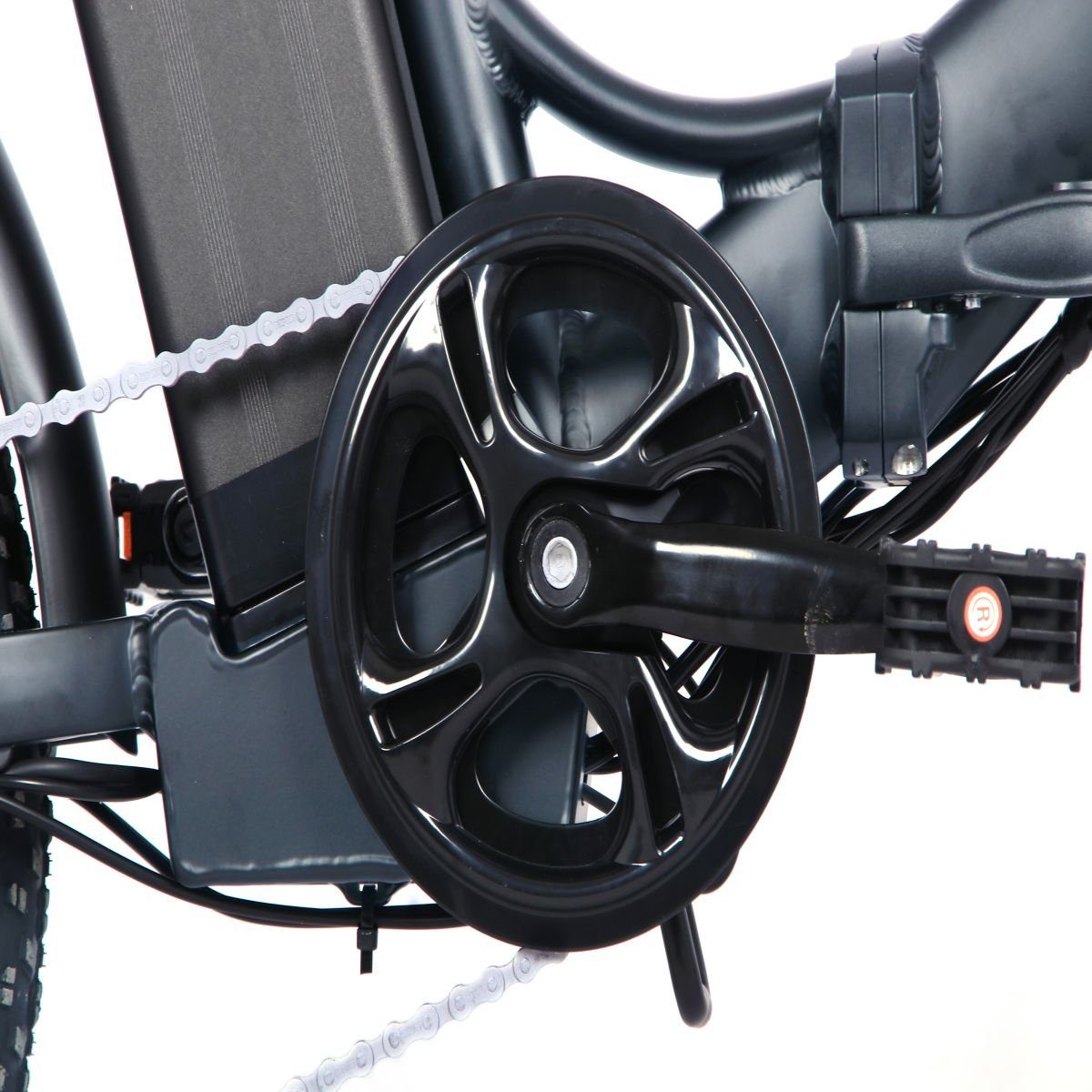 Geschwindigkeiten Getriebe,für E-Bike Jormftte Grau 20"Elektrofahrrad,7 Erwachsene