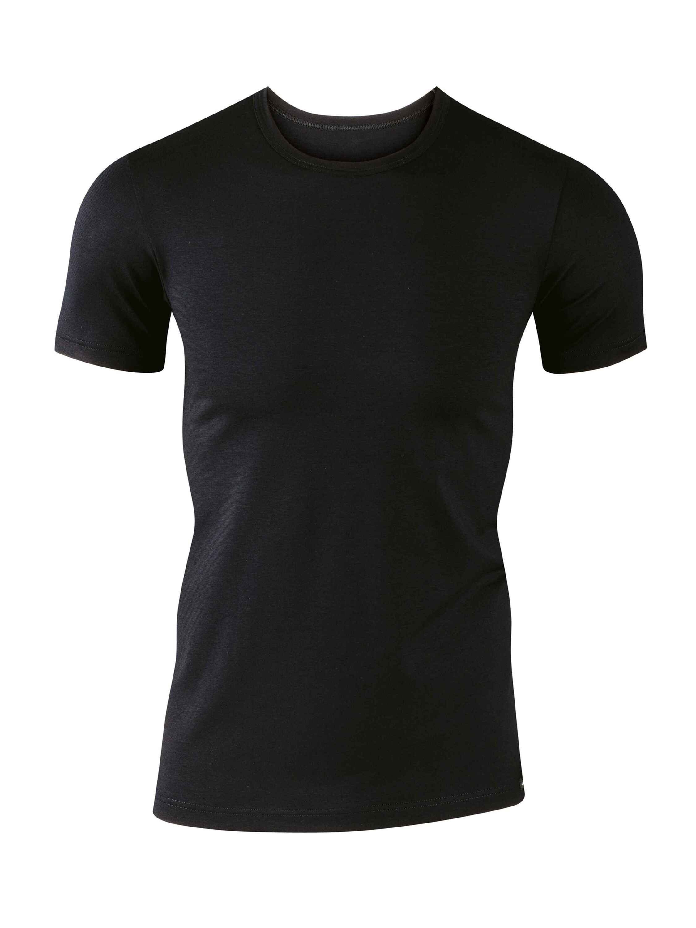 CALIDA Unterziehshirt T-Shirt (1-St) schwarz