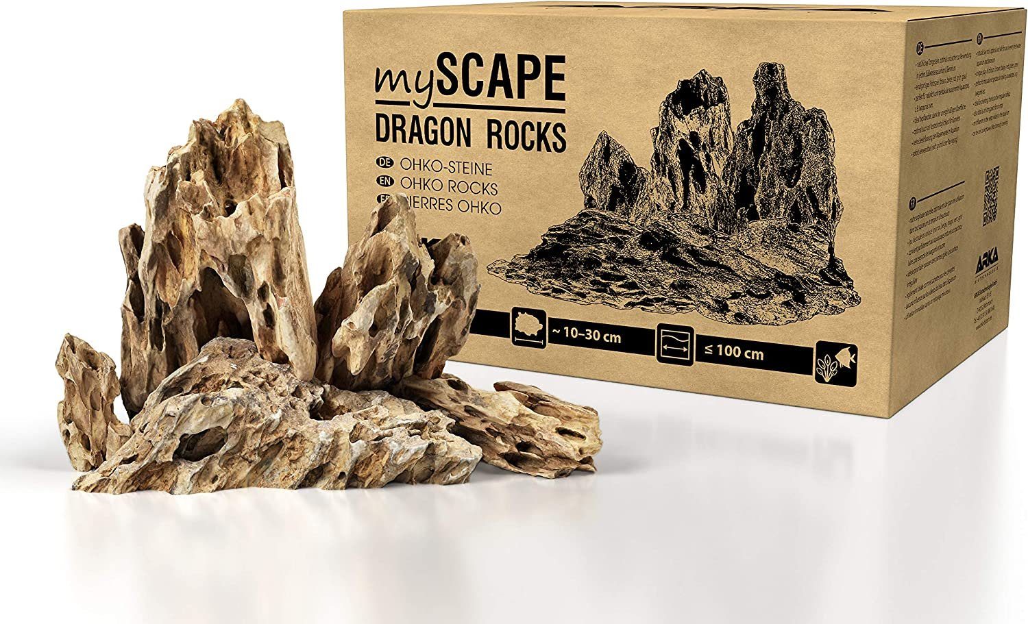 ARKA Biotechnologie GmbH Aquariendeko Arka - myScape-Rocks Dragon Ohko-Gestein 10-30cm 10kg