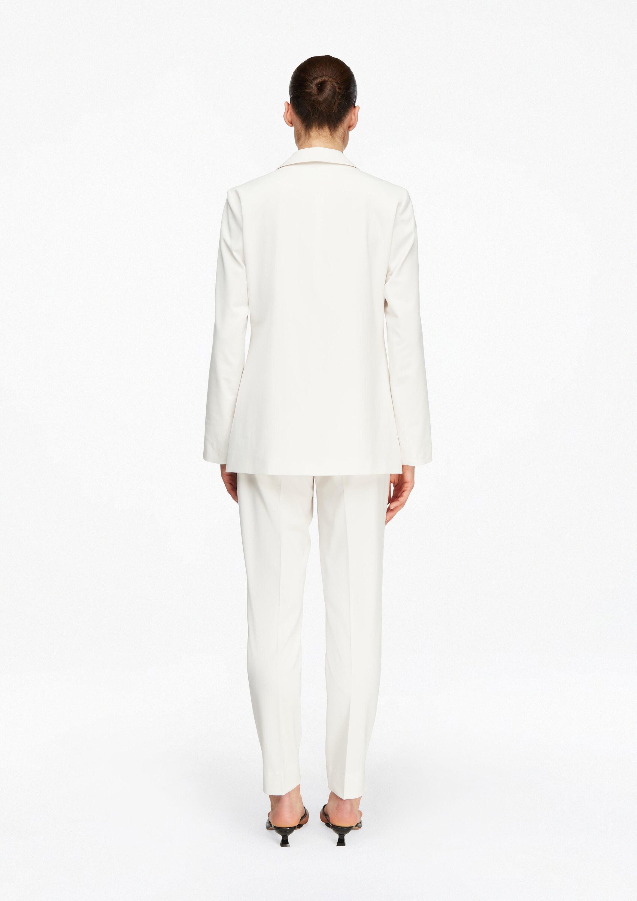 comma 7/8-Hose Hose Cigarette-Pants aus Viskose-Stretch