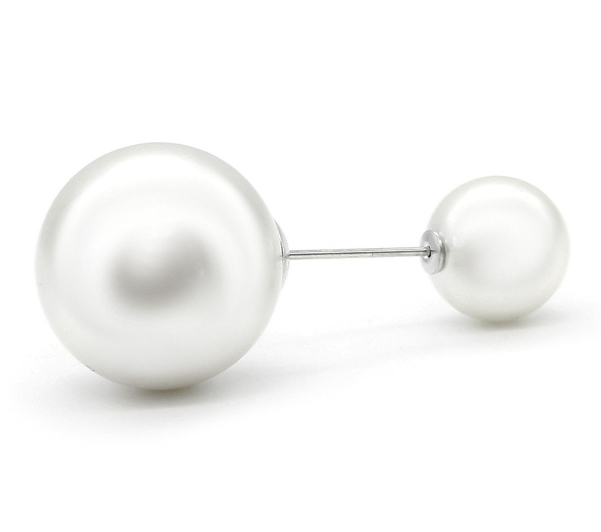 dy_mode Brosche Doppel-Kunstperlen-Brosche – elegante Anstecknadel / Schmuc günstig online kaufen