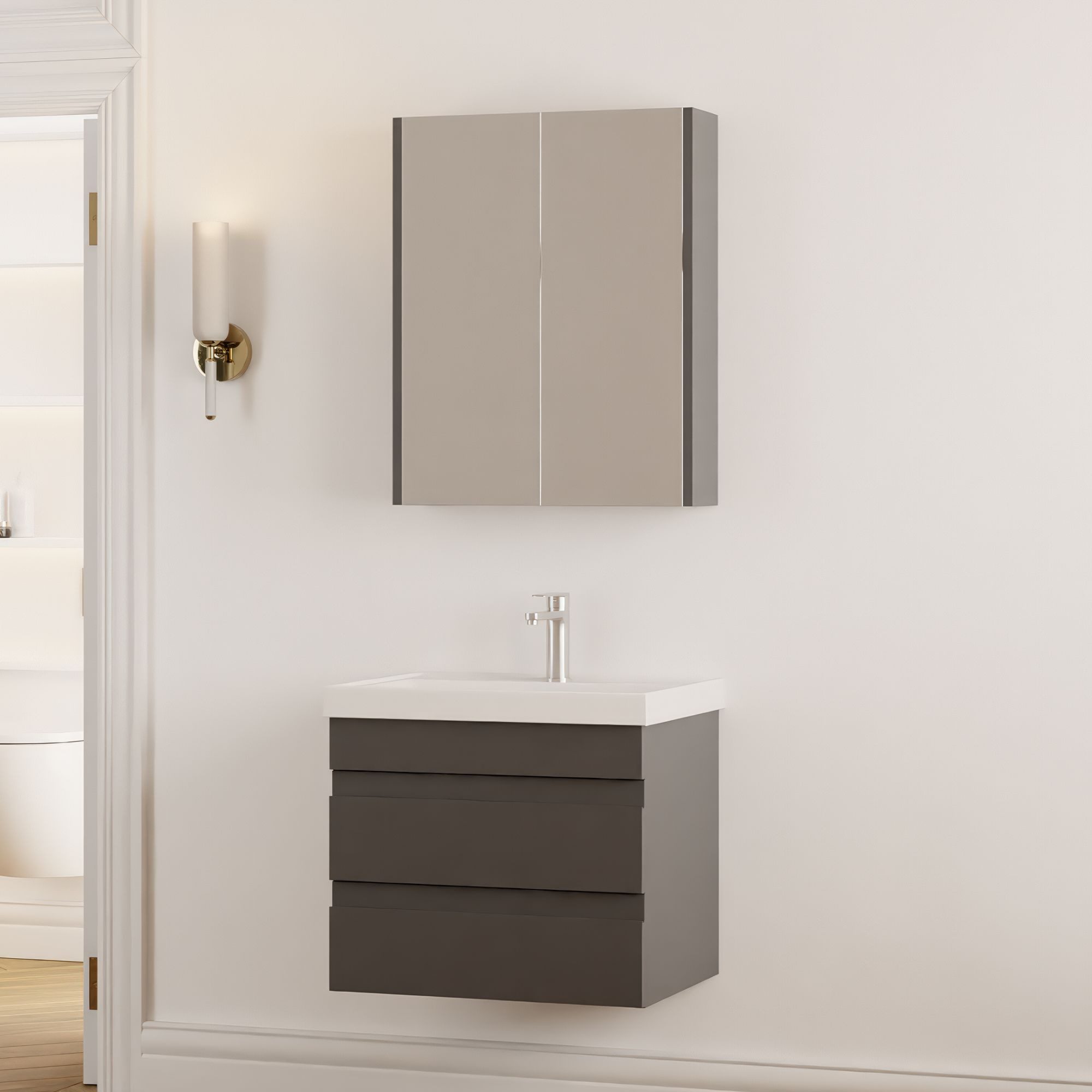 Karen Badmöbel-Set Badmöbel Set Lara, (Komplett-Set, Standartmäßig 3-Teilig günstig online kaufen