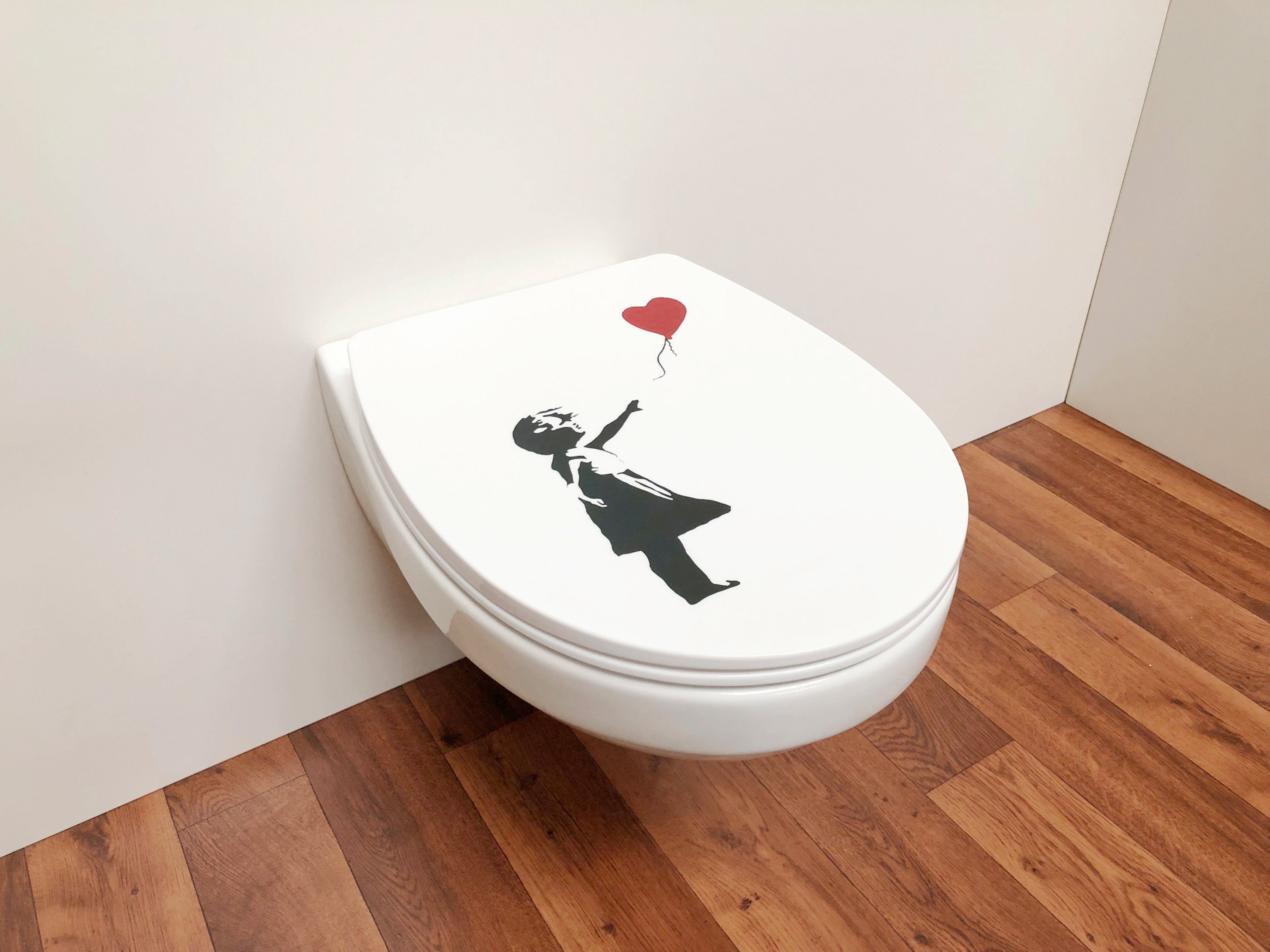 ADOB WC-Sitz Roter Ballon, Absenkautomatik, abnehmbar