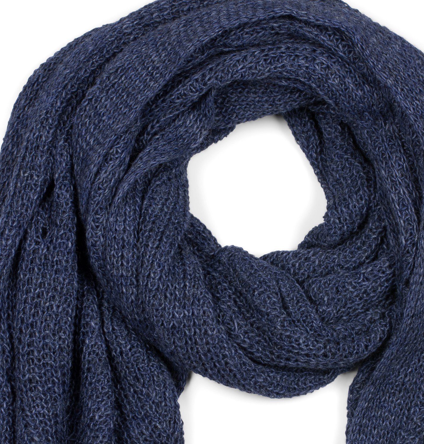 styleBREAKER Strickschal Strick Schal mit Wellenmuster, (1-St) günstig online kaufen