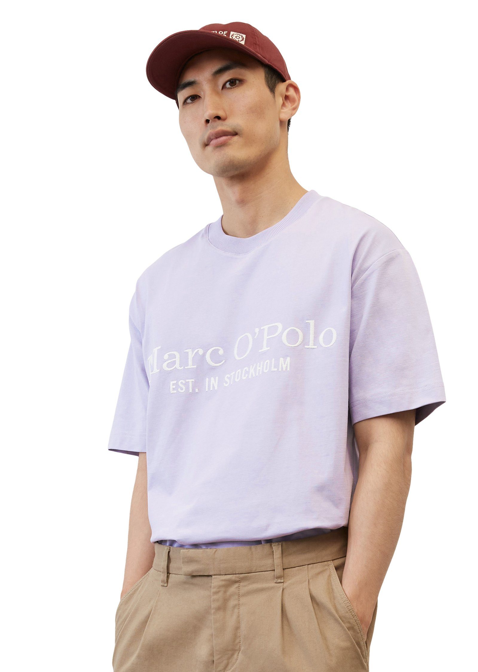 Marc O'Polo T-Shirt »aus hochwertiger Bio-Baumwolle« online kaufen | OTTO