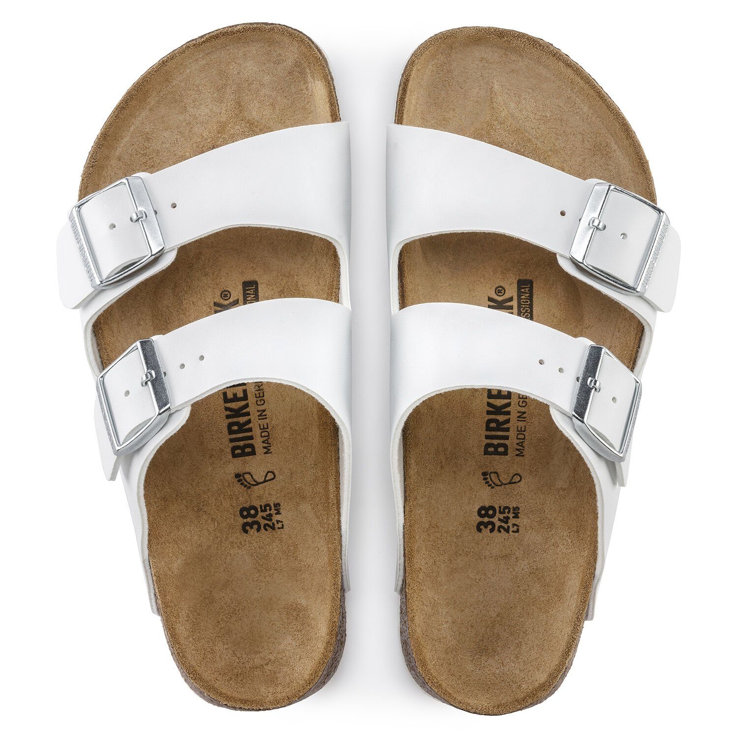 Birkenstock ARIZONA Herren und Damen Sandalen mit ergonomischem Fußbett und Riemen Pantolette Rutschfeste Laufsohle und verstellbare Schnallen – Für Alltag & Beruf