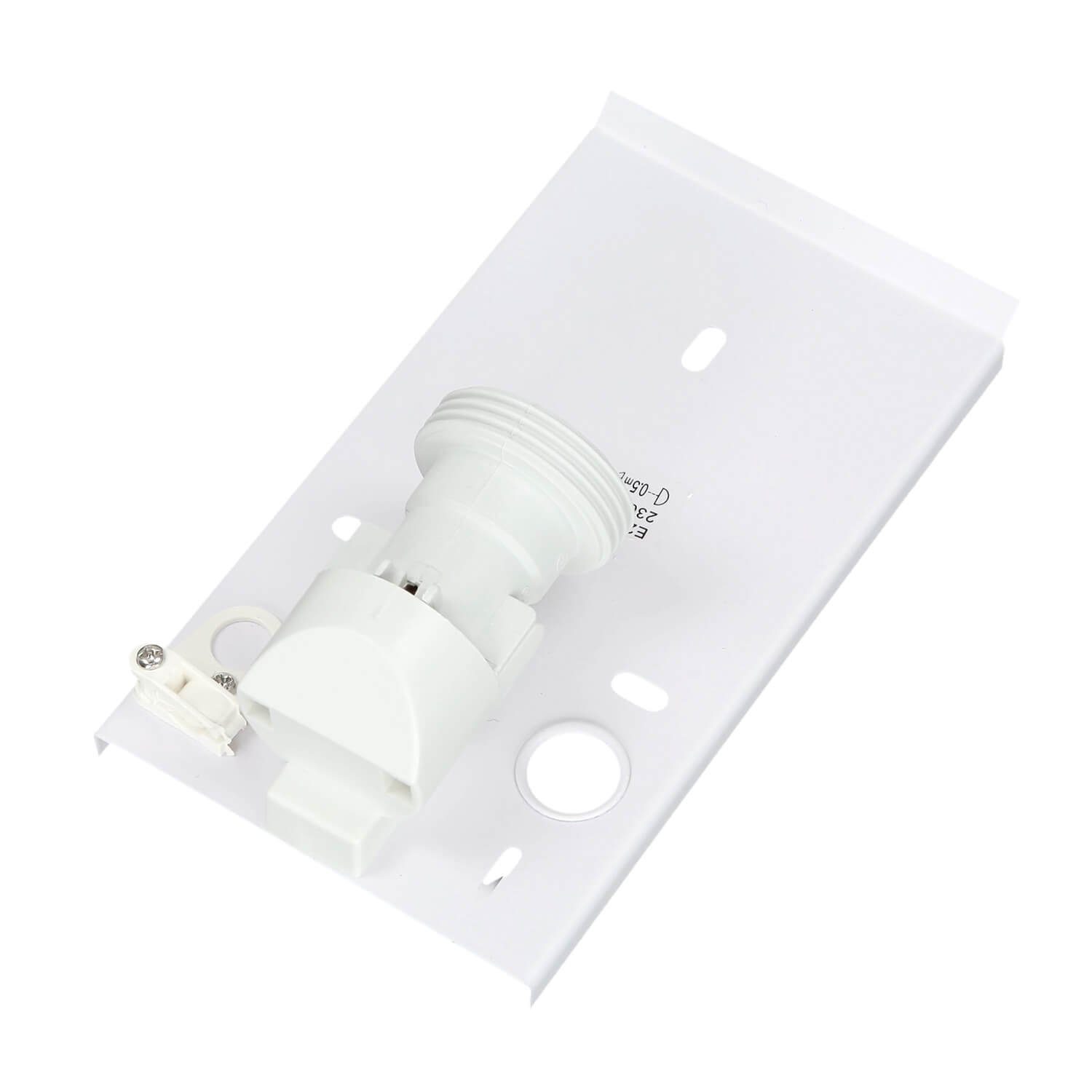 Weiß Schirm 21 E27 B: ohne indirekt Licht-Erlebnisse Flur Leuchtmittel, Creme Schlafzimmer Wandleuchte cm ALICE, Stoff