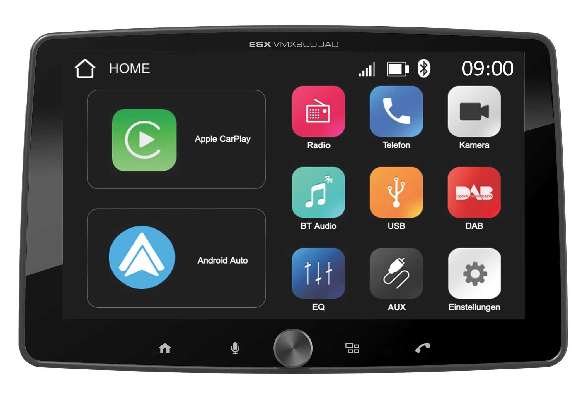 VISION VMX900DAB Universal 1-DIN Multi-Angle Media Moniceiver Autoradio