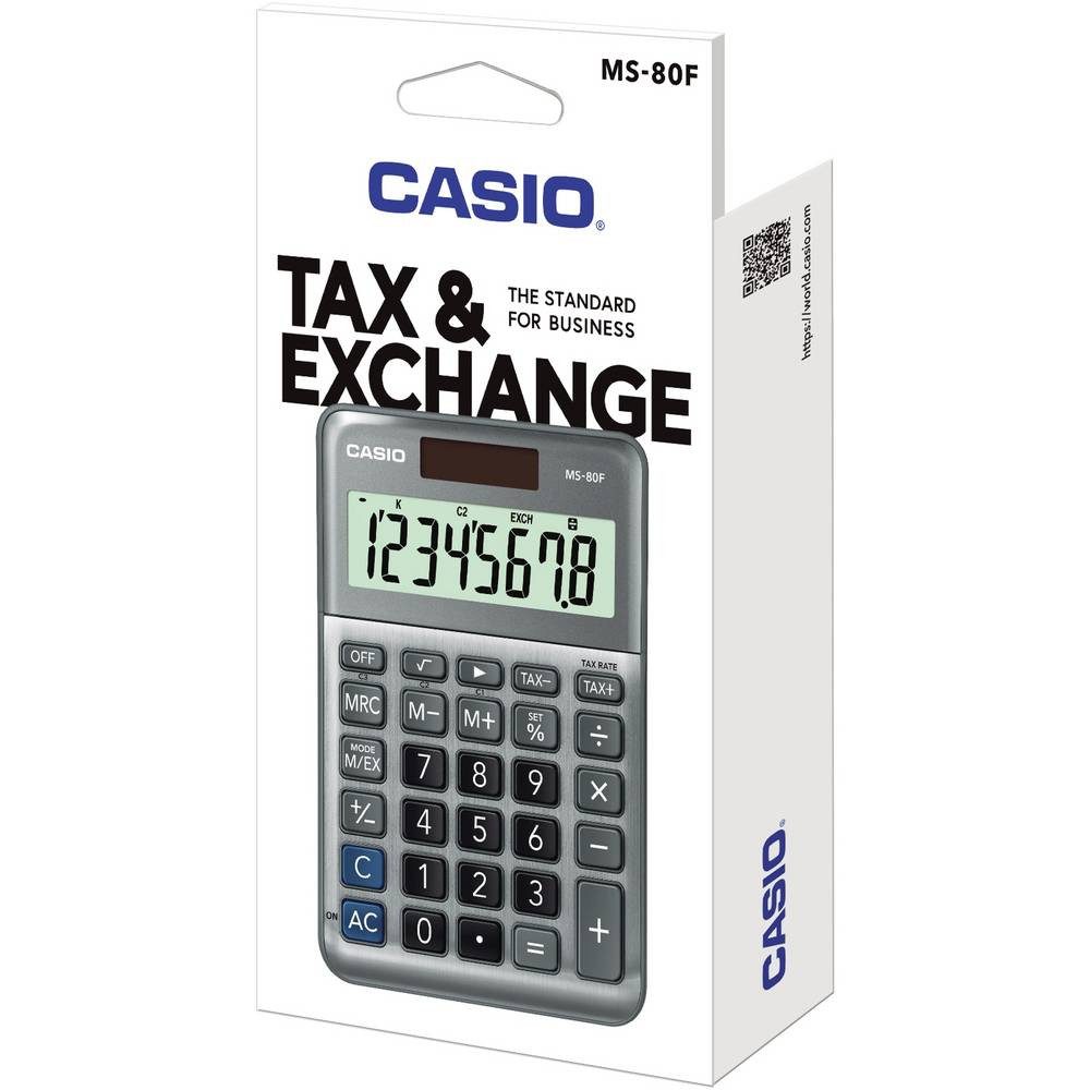CASIO Taschenrechner Tischrechner MS-80F, Währungsumrechnung