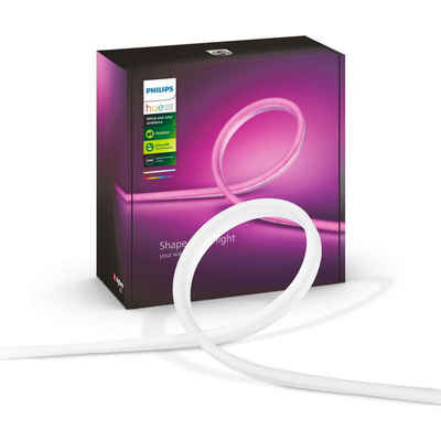 Philips Hue Gartenleuchte Bluetooth White & Color Ambiance Outdoor Lightstrip 2m, keine Angabe, Leuchtmittel enthalten: Ja, fest verbaut, LED, warmweiss, LED Streifen