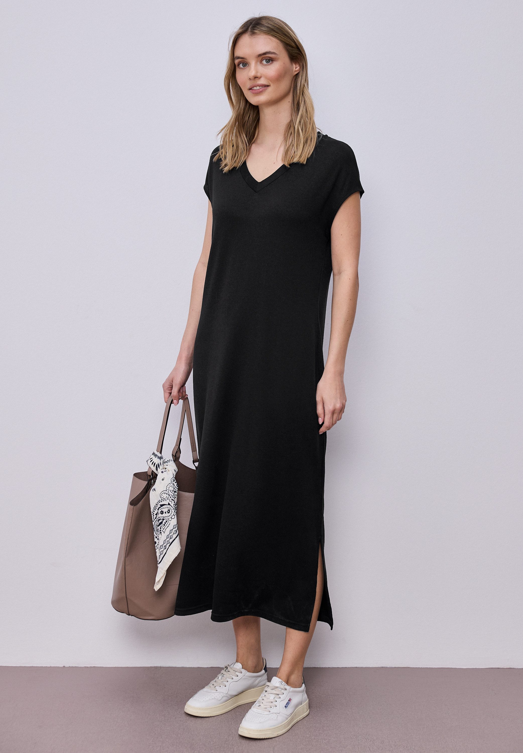 STREET ONE Midikleid soft und trageangenehm