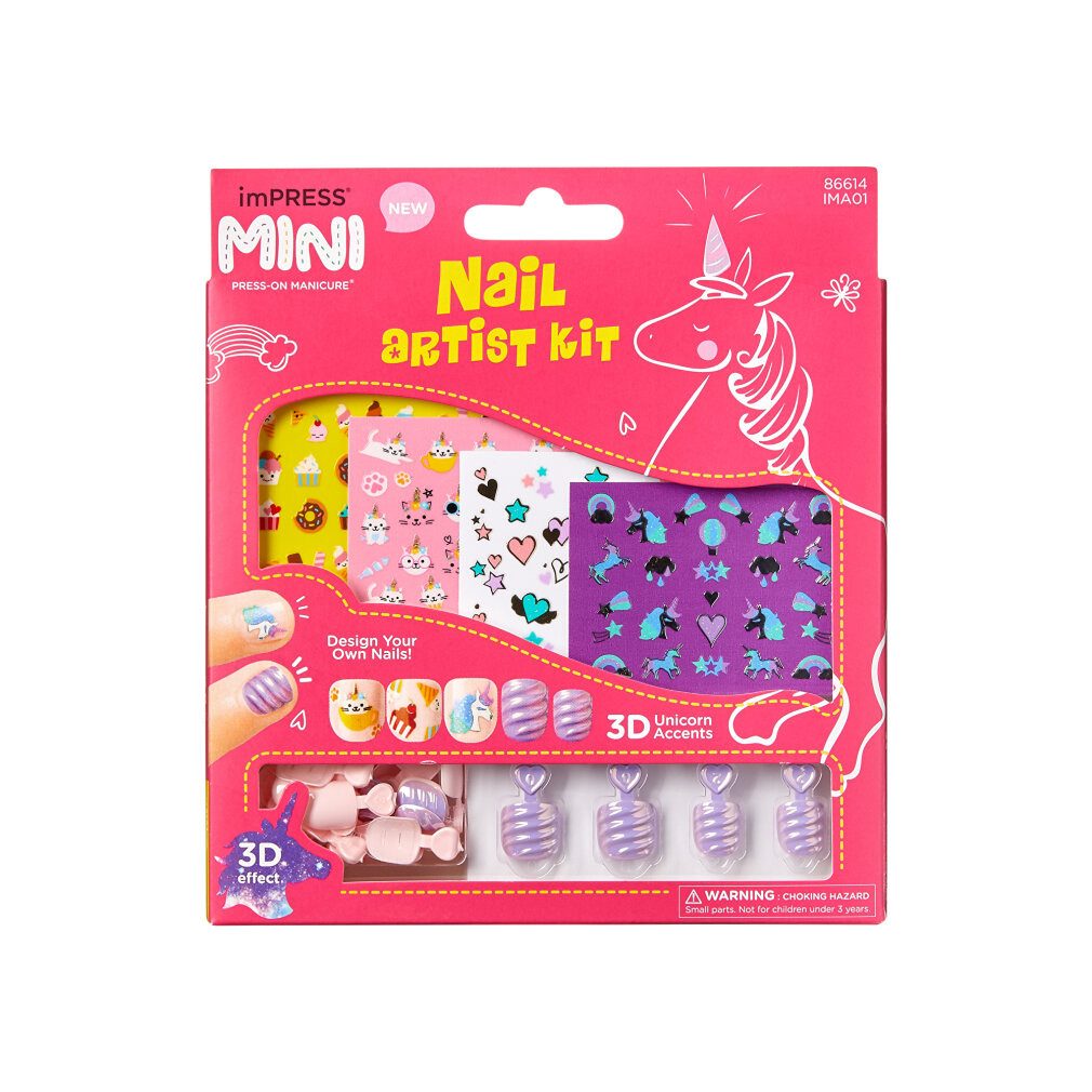 Kiss Nageldesign Zubehör Self-adhesive nails for children imPRESS Kids Nail Artist Kit