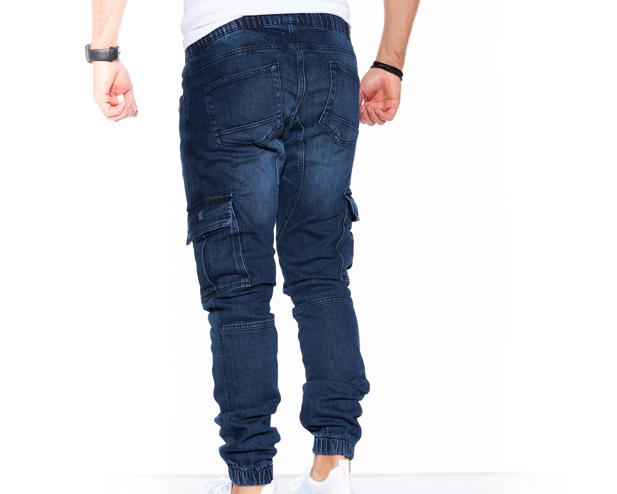 Styleko Cargohose 8003 Cargo Jeans Herren Cargohose für Herren Jeans Cargohose Herren