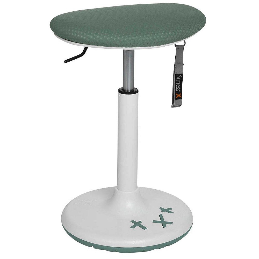 TOPSTAR Sitzhocker 1 Hocker Sitness X-Stool 20 - grün, Dreidimensional beweglich