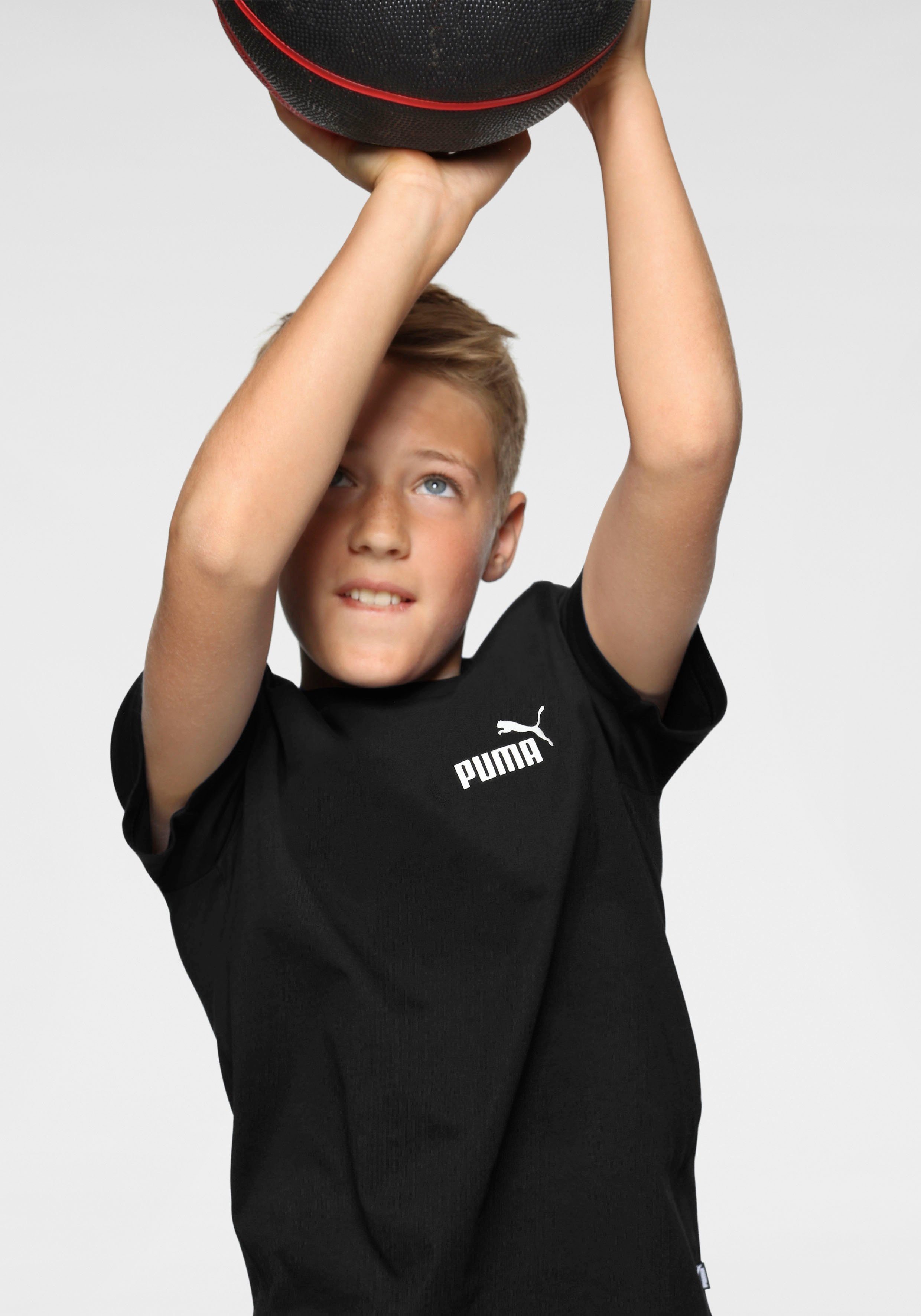T-Shirt Kinder PUMA für Tape schwarz - Tee ESS+