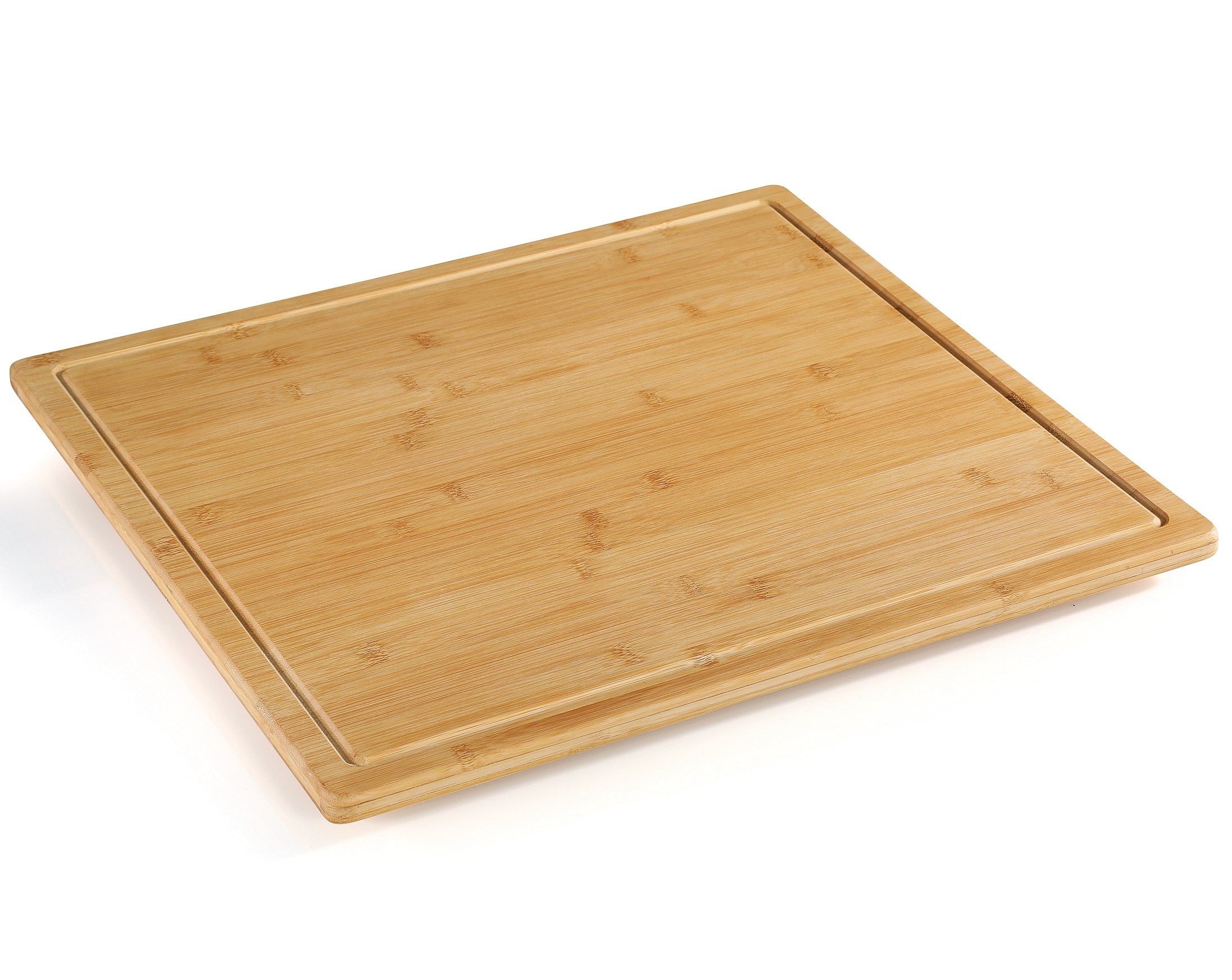 Schneidebrett Schneidebrett Küchenbrett Herdabdeckplatte Bambus 56×50cm ZASSENHAUS