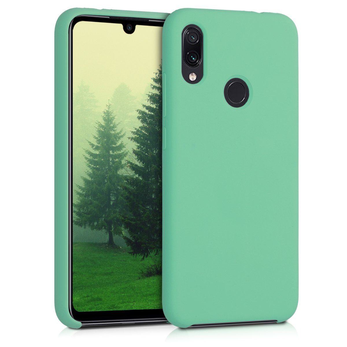kwmobile Handyhülle Handyhülle für Xiaomi Redmi Note 7 / Note 7 Pro Hülle, Weiches Handy Silikon Case - Schutzhülle Cover