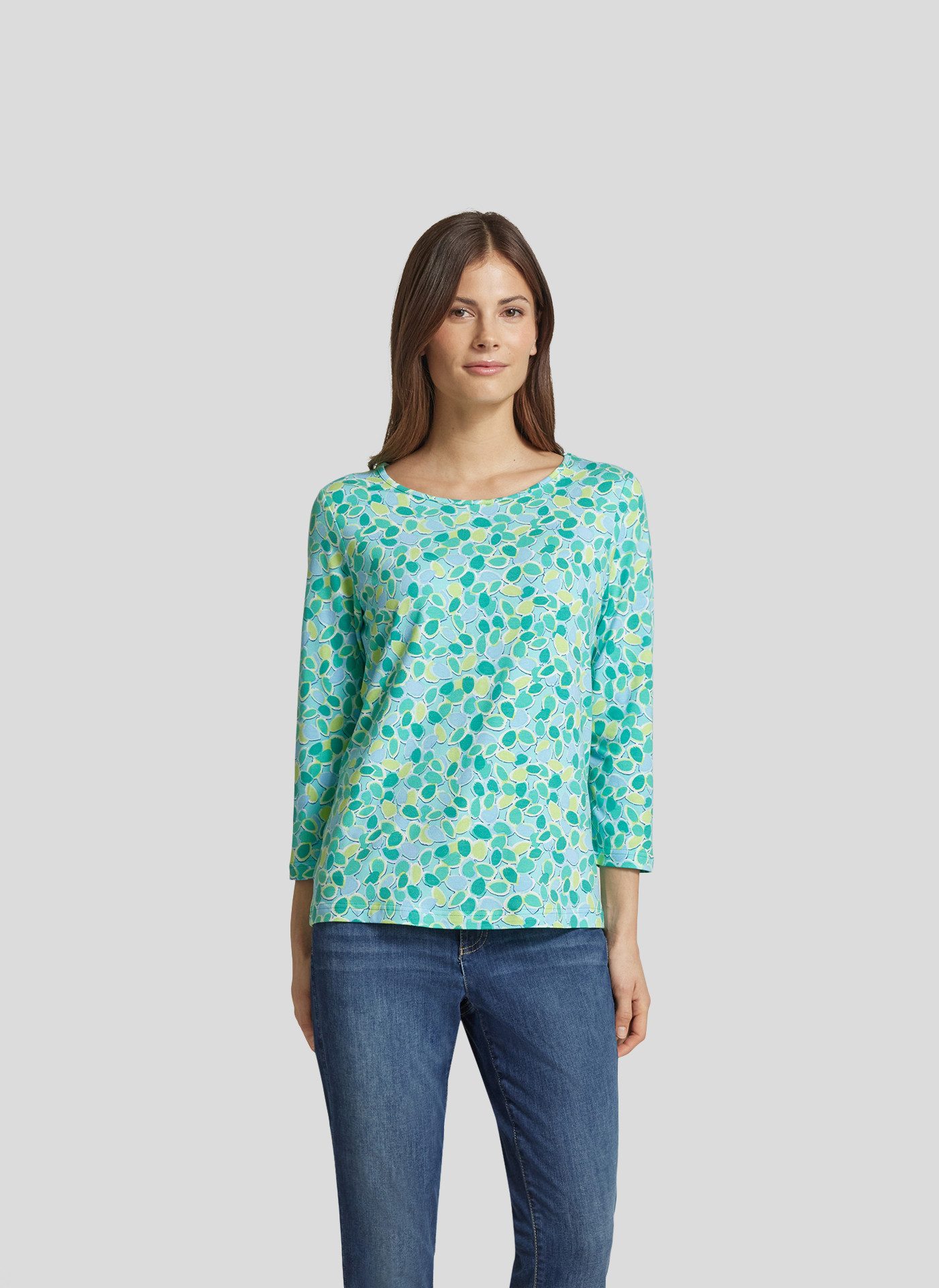 Rabe 3/4-Arm-Shirt mit grafischem Muster, mit Stretch günstig online kaufen