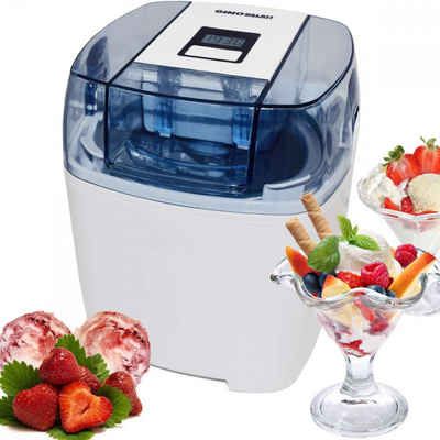Syntrox Germany Eismaschine Syntrox Eismaschine Pamplona für Softeis & Frozen Joghurt