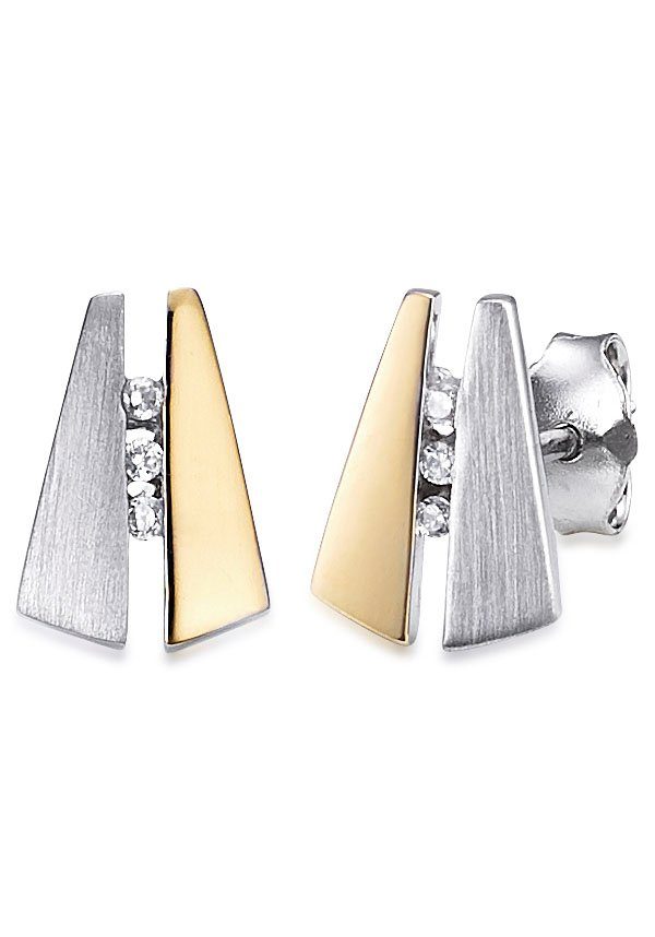Paar Ohrstecker Schmuck Geschenk Silber 925 Ohrschmuck Ohrringe Stein