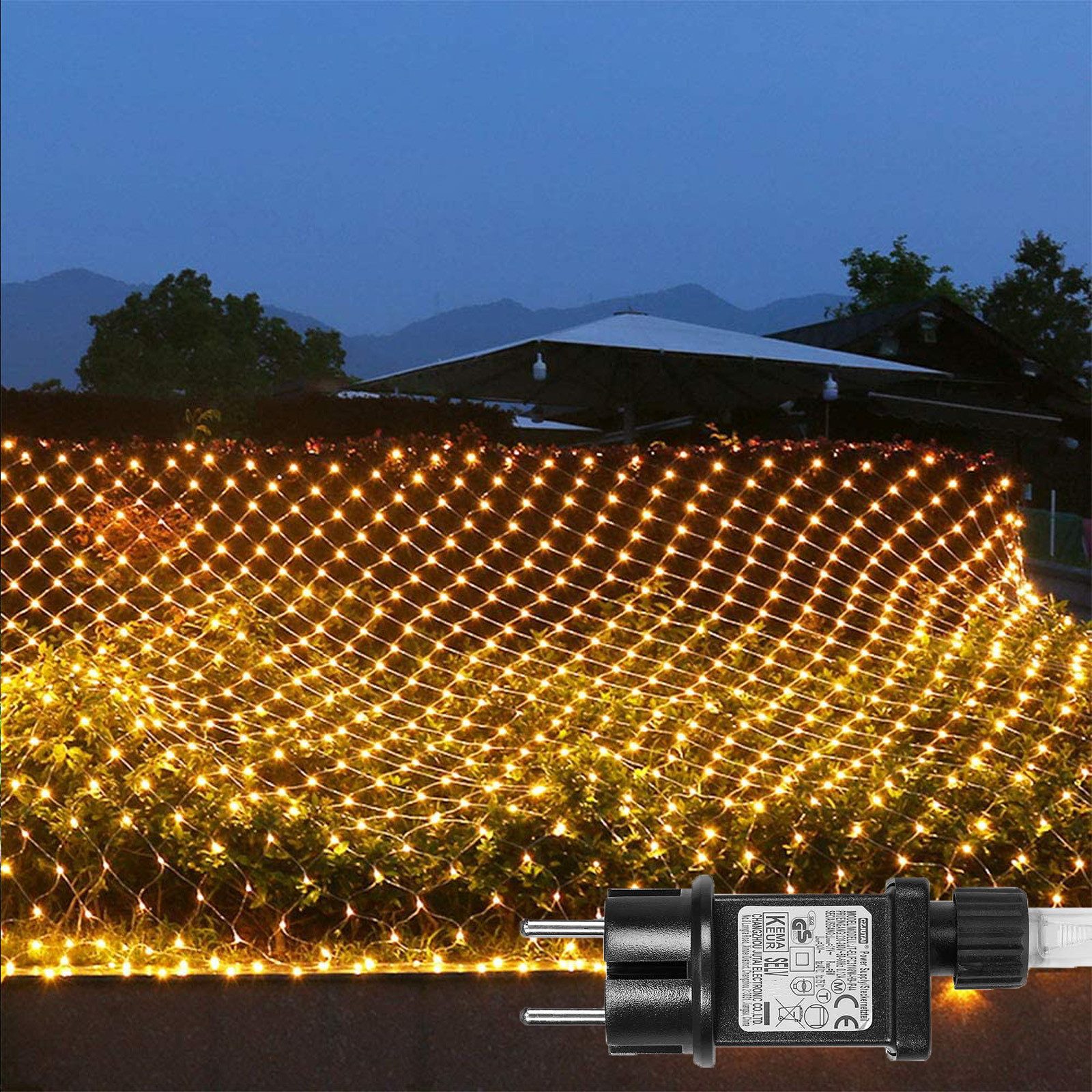 MUPOO LED-Lichternetz 96/144/200/660 LED Lichterketten Weihnachten Lichtern günstig online kaufen