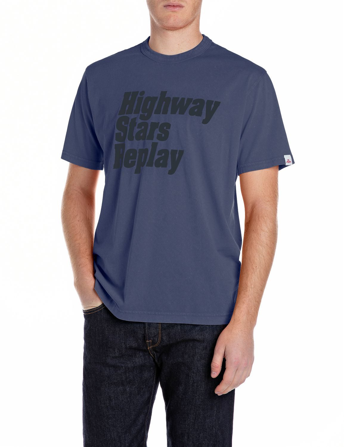 Replay T-Shirt mit Front-Print günstig online kaufen