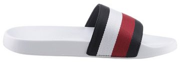 Tommy Hilfiger ESSENTIAL CORP SLIDE Pantolette mit gestreifter Bandage