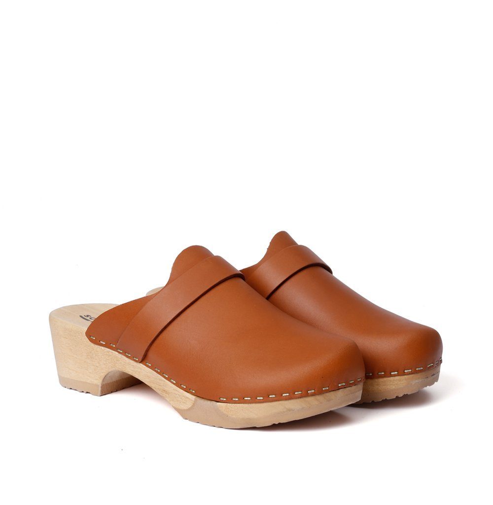 Softclox TAMINA Softnappa cognac (natur) Clog