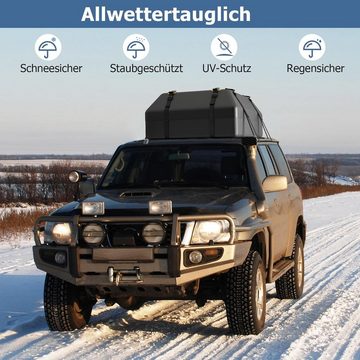 KOMFOTTEU Dachbox Auto, mit Rutschfester Matte & 6 Türhaken, 400 L