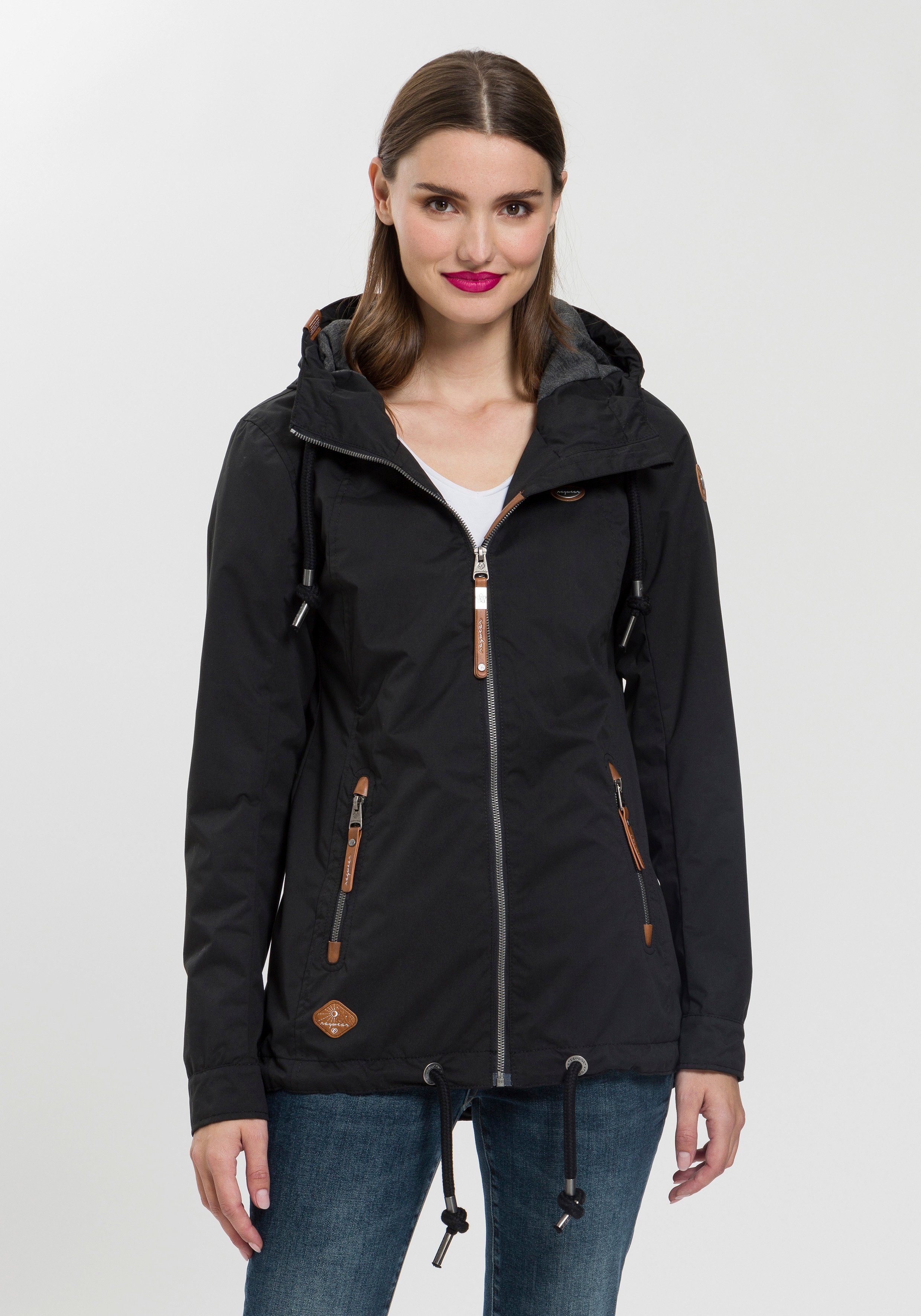 Ragwear Funktionsjacke ZUZKA stylische Übergangs-Outdoor-Jacke Water repellent coating